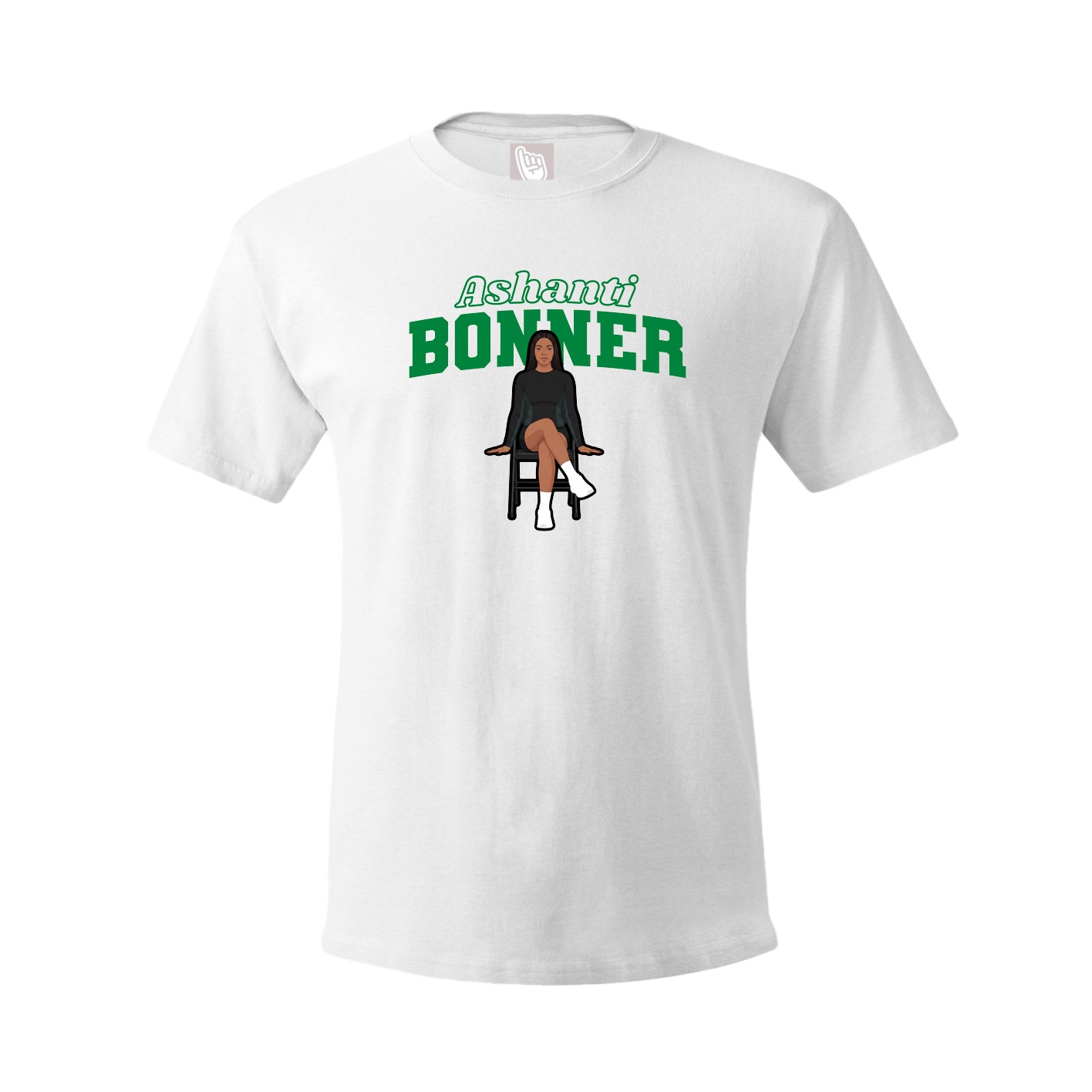 Tee — Name Arch in White