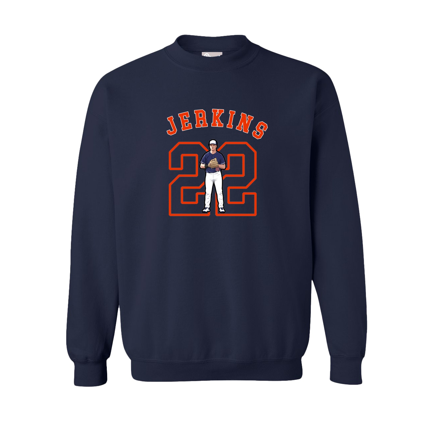 Fleece Crew — Shirsey Arch in Navy