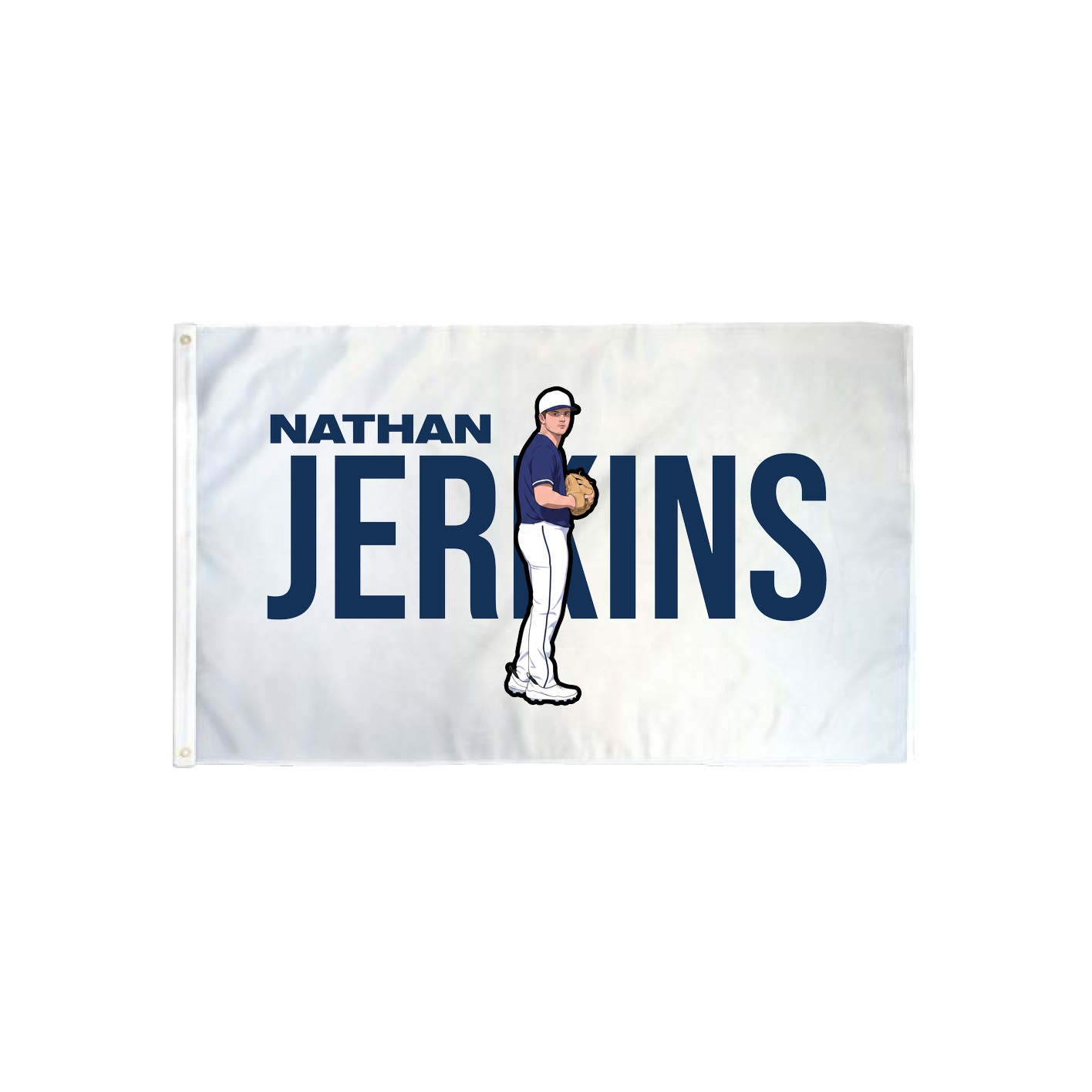 3x5 Flag — Player Name in Classic