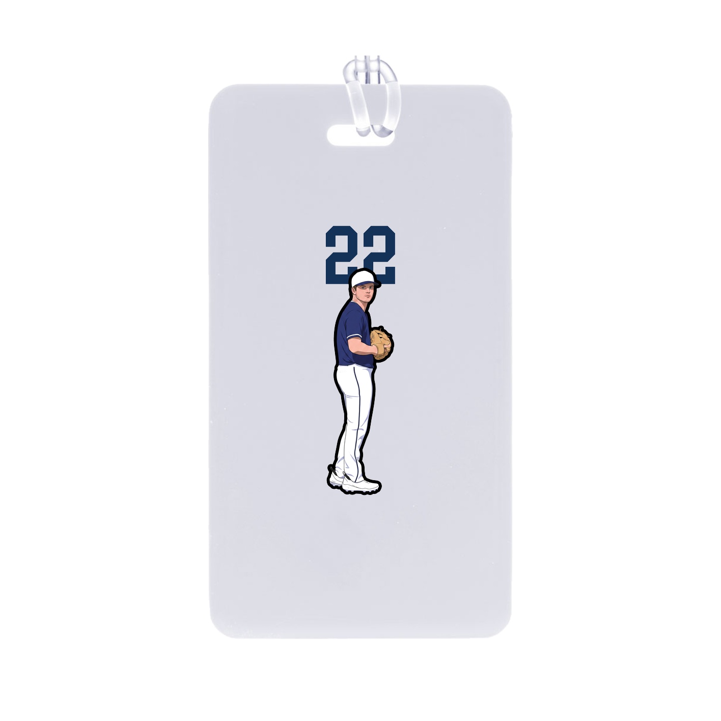 Bag Tag — Number Top in Classic