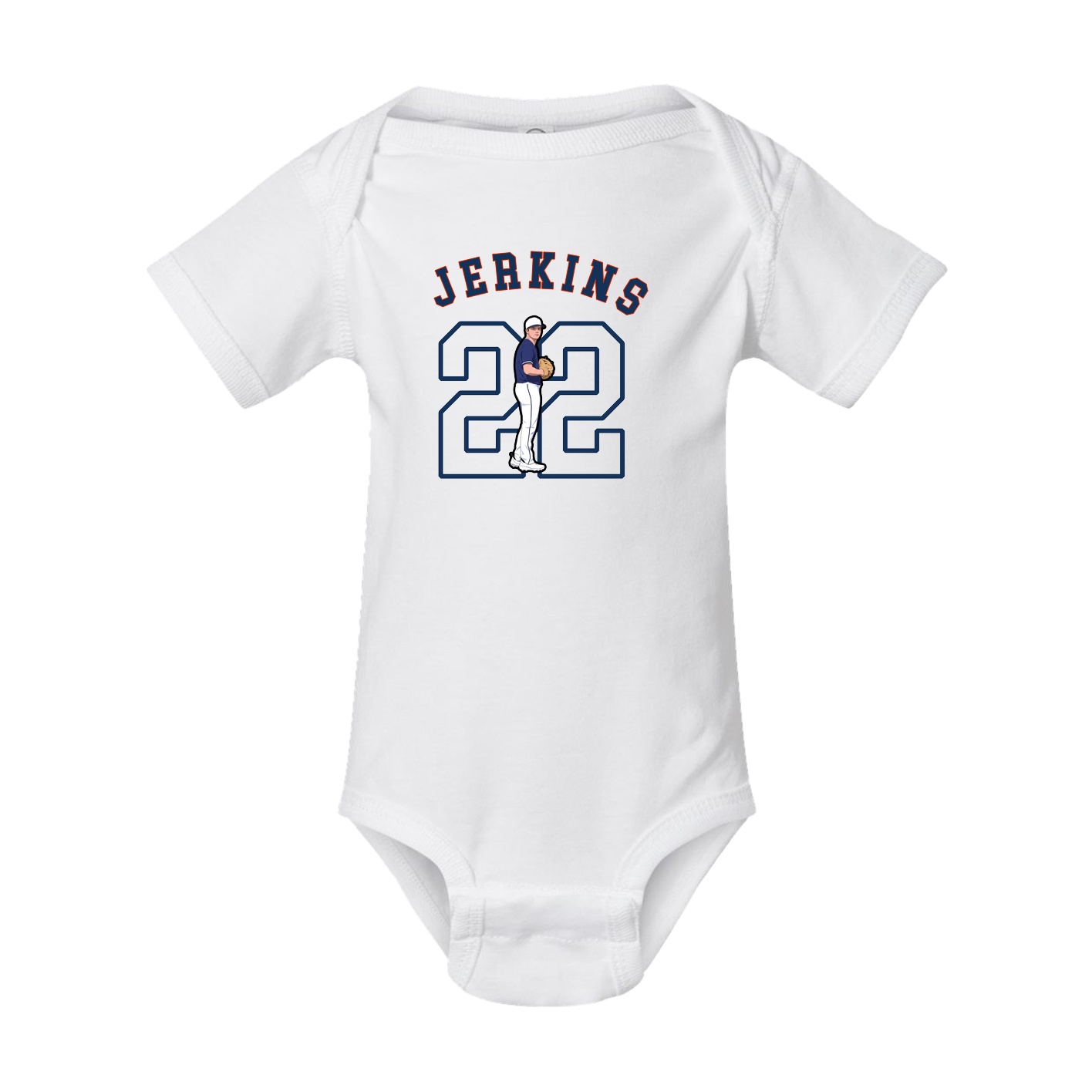 Baby Onesie — Shirsey Arch in White