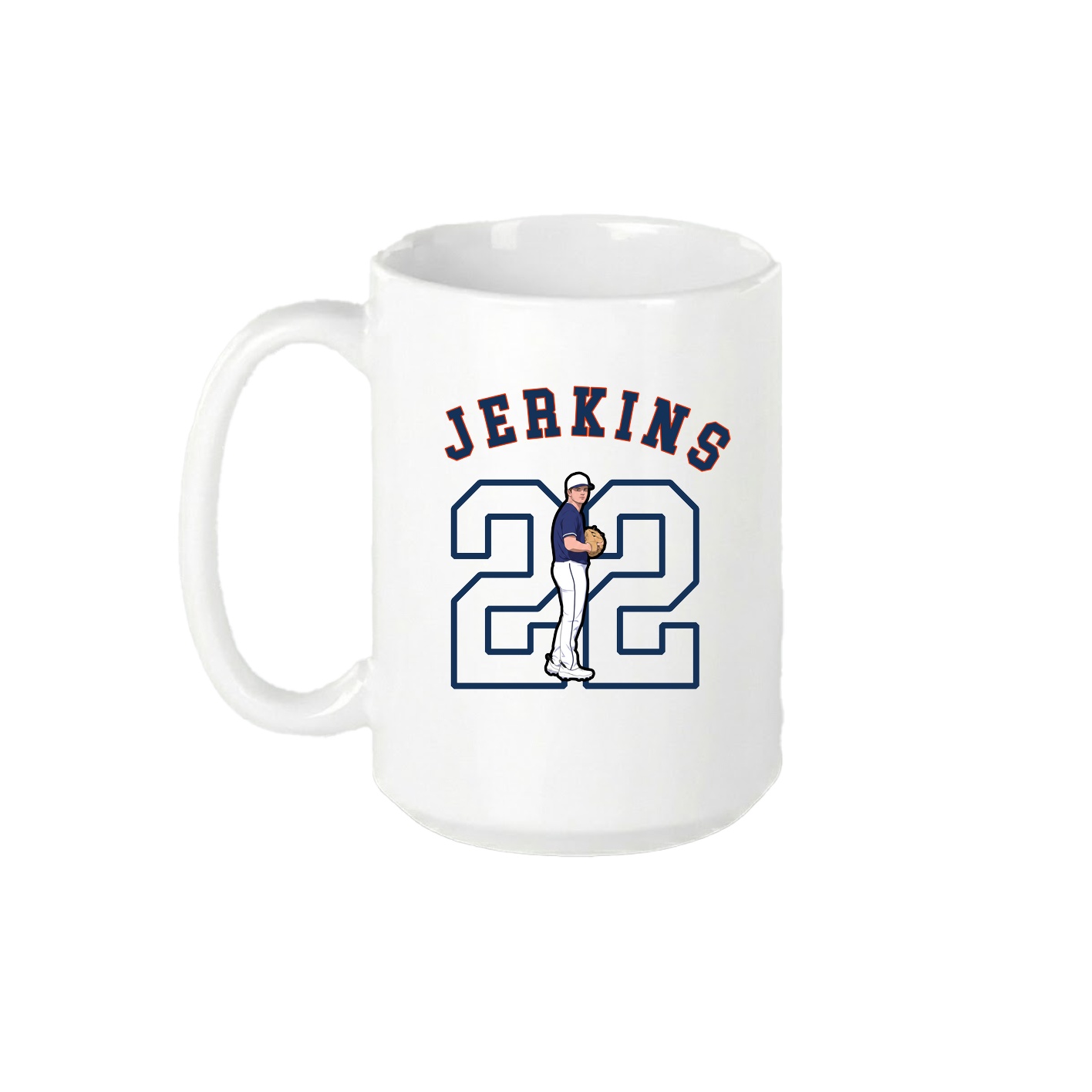 15oz Coffee Mug — Shirsey Arch in White