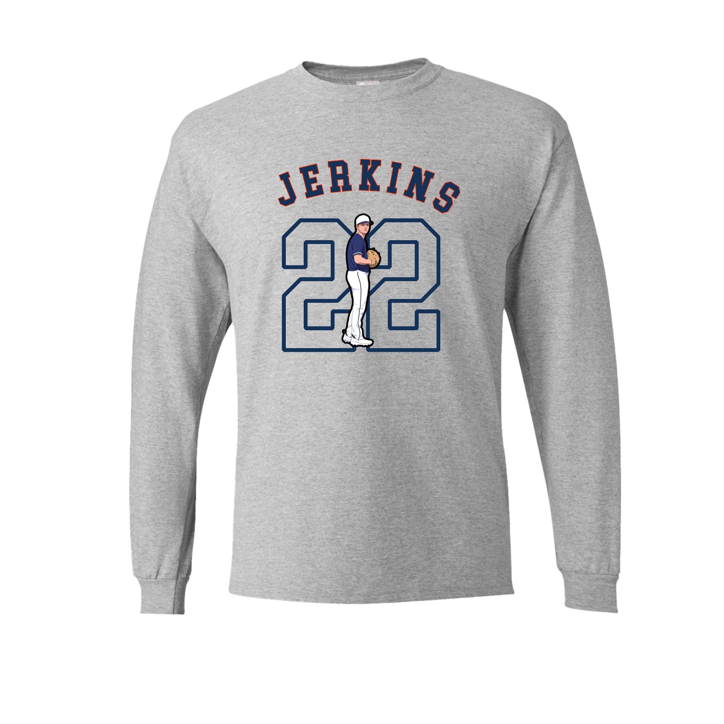 Long Sleeve Tee — Shirsey Arch in Grey