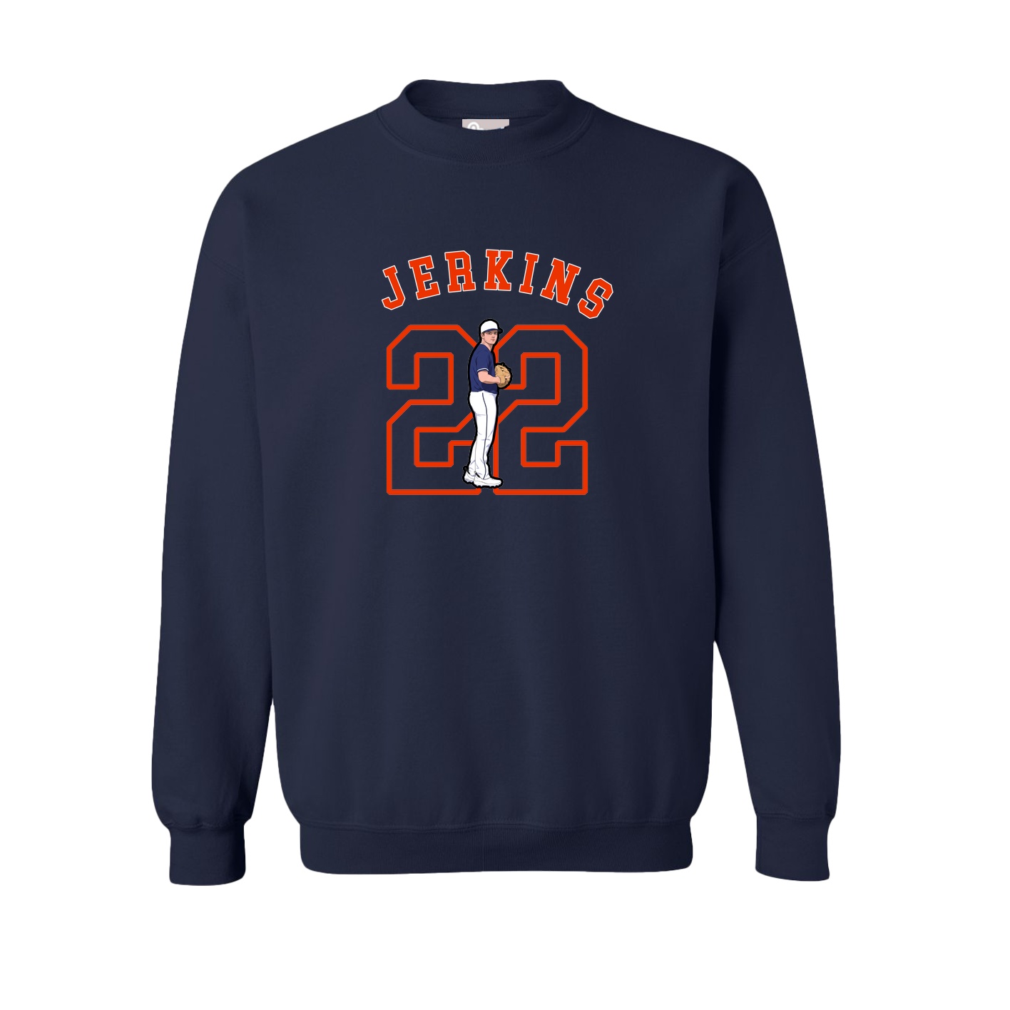 Fleece Crew — Shirsey Arch in Navy