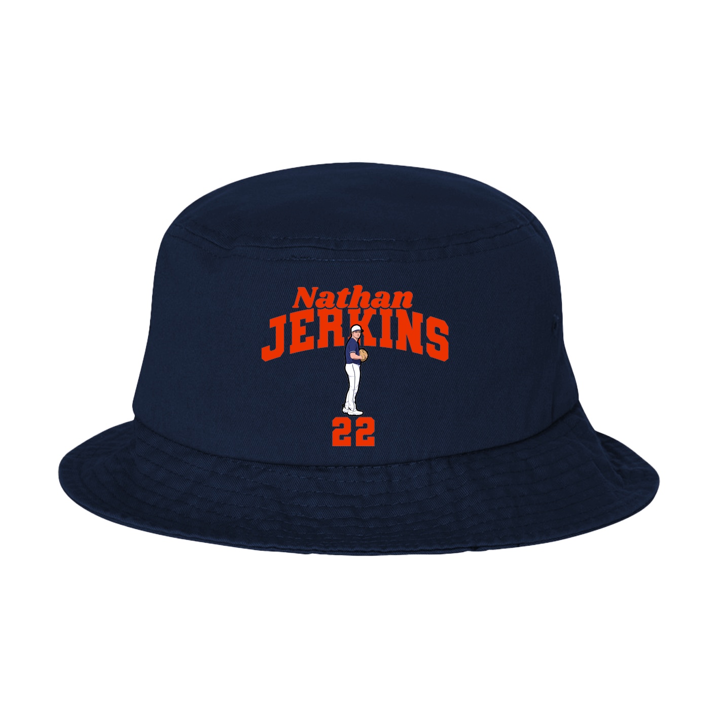 Bucket Cap — Signature Arch in Navy