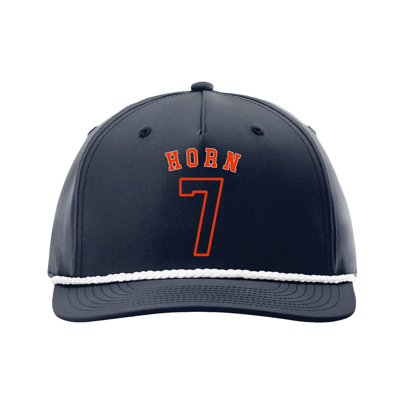 Five-Panel Classic Rope Cap — Shirsey Arch in Navy