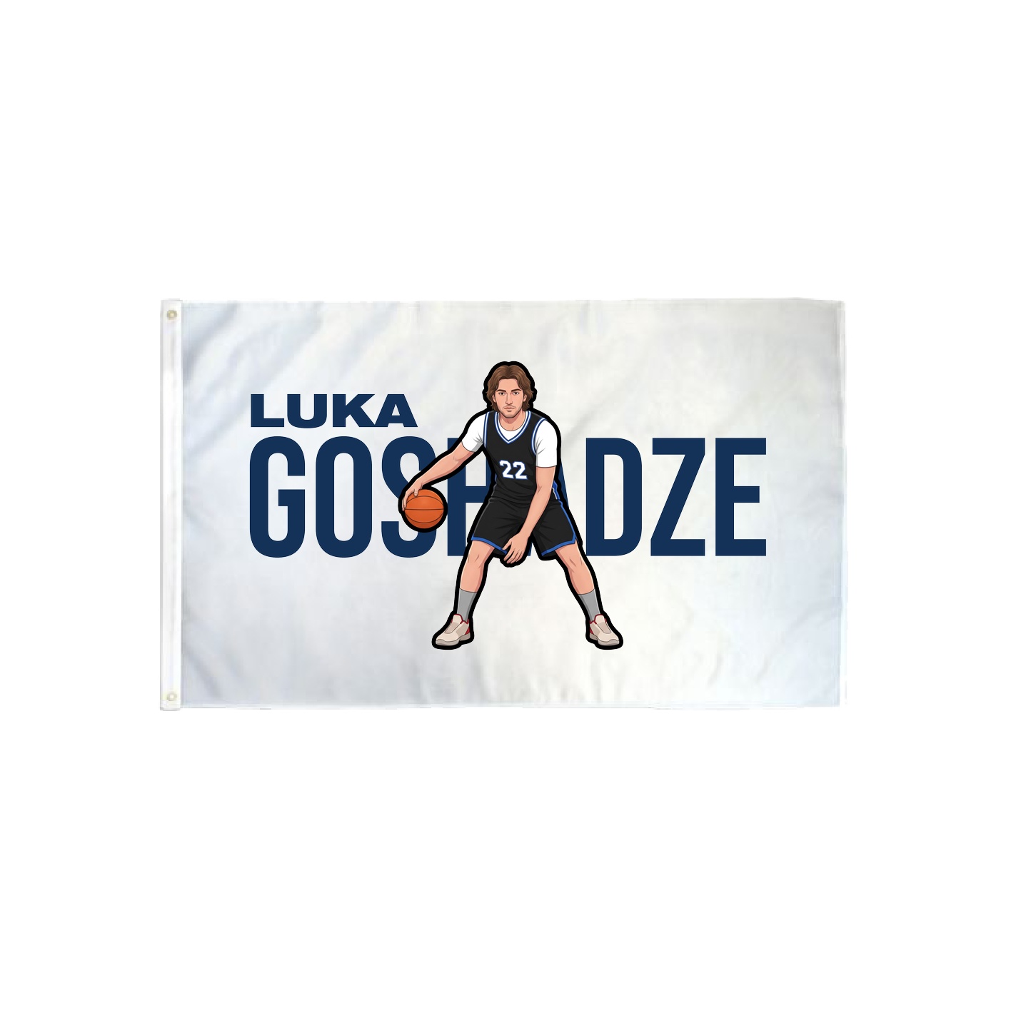 3x5 Flag — Player Name in Classic