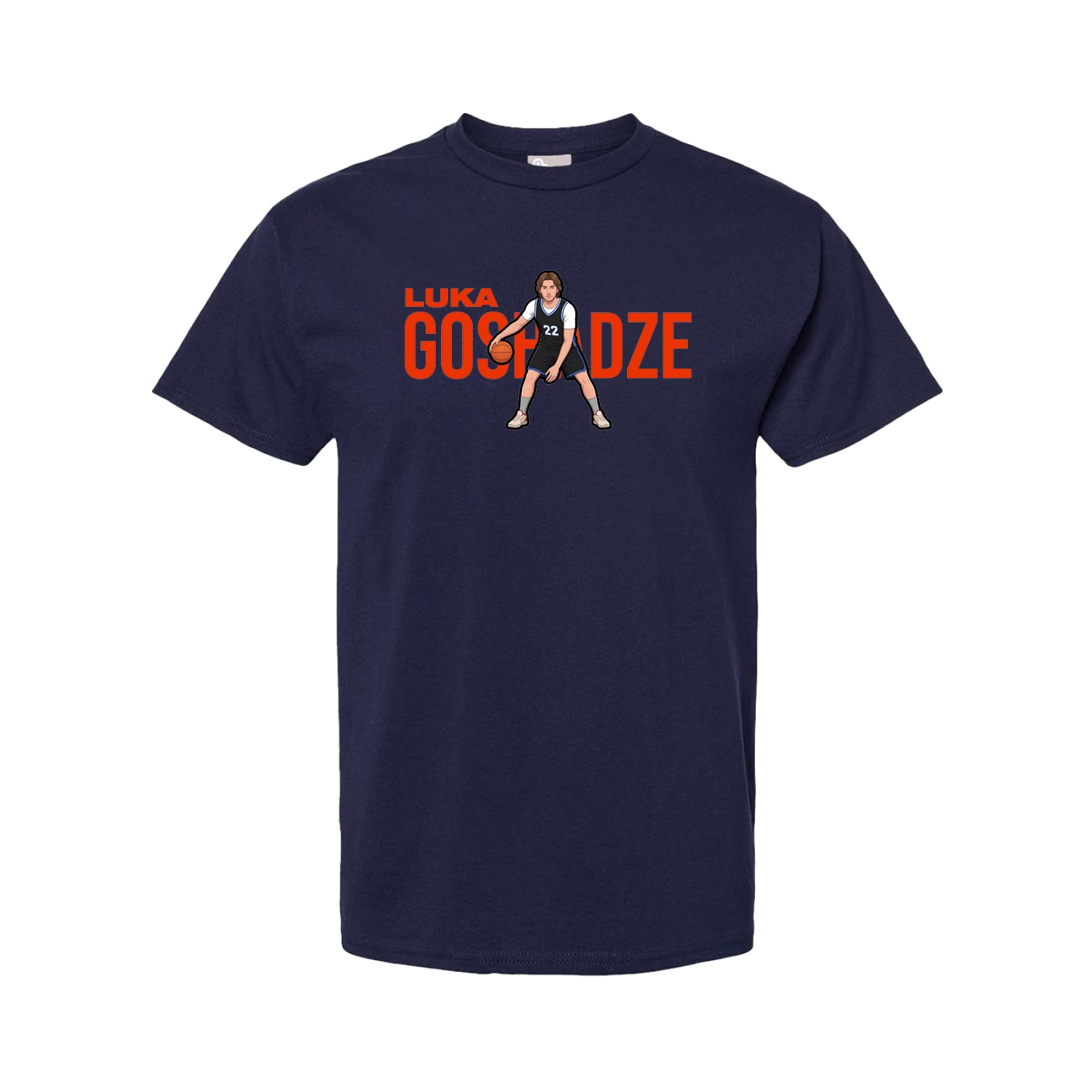 Tee — Player Name in Navy