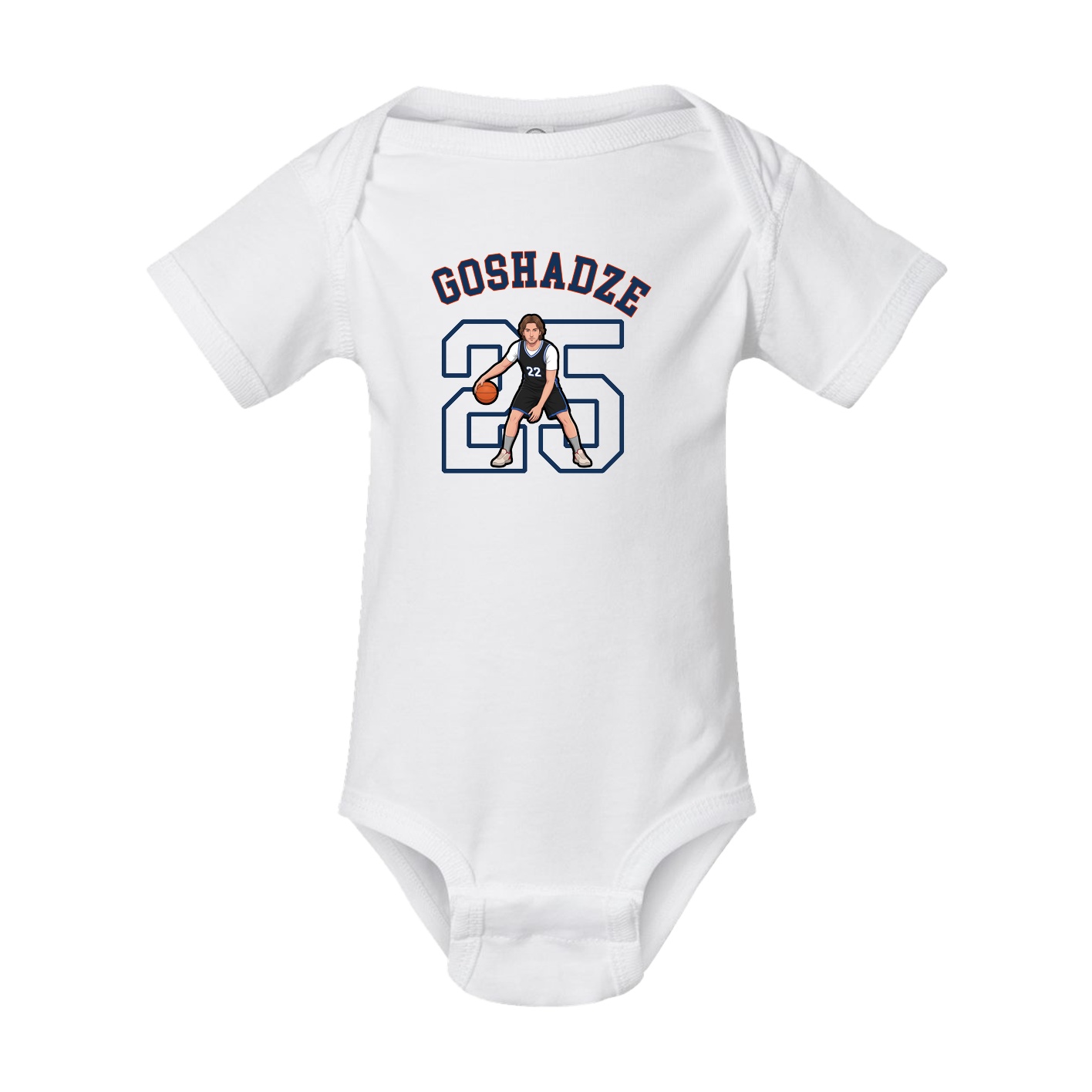 Baby Onesie — Shirsey Arch in White