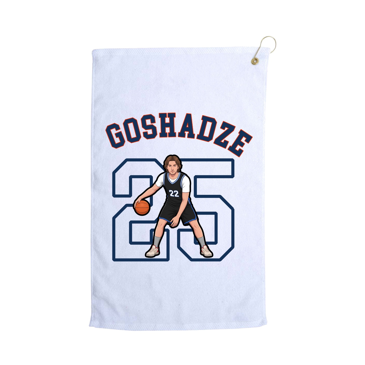 Golf Towel — Shirsey Arch in White