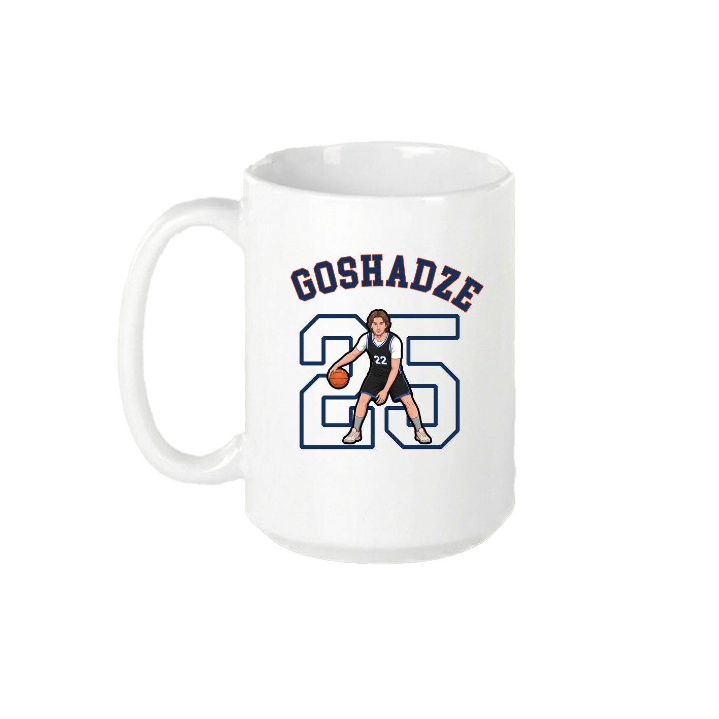 15oz Coffee Mug — Shirsey Arch in White