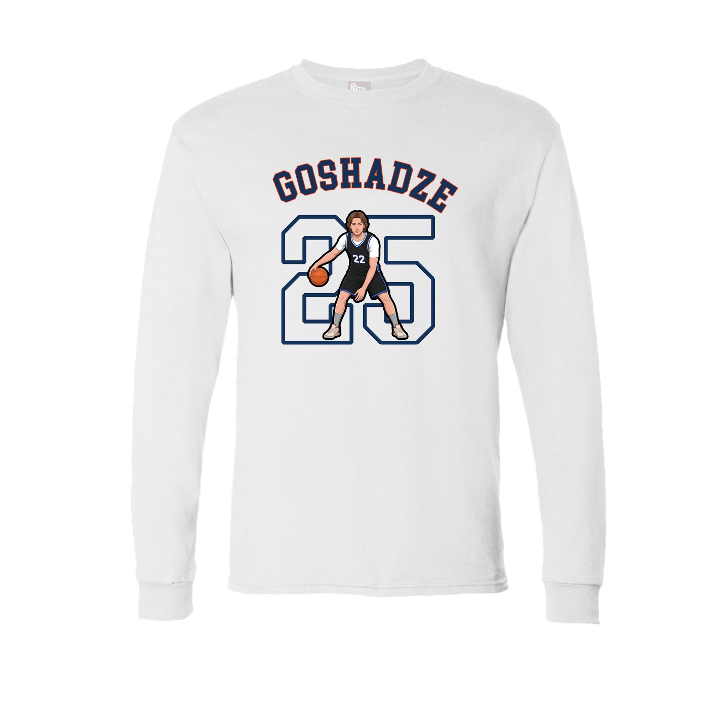 Long Sleeve Tee — Shirsey Arch in White