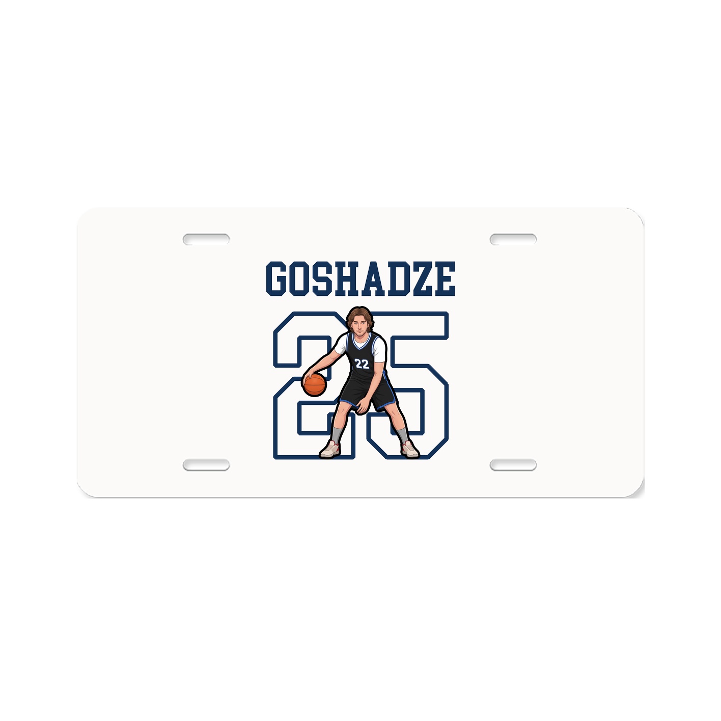 License Plate — Shirsey in Classic