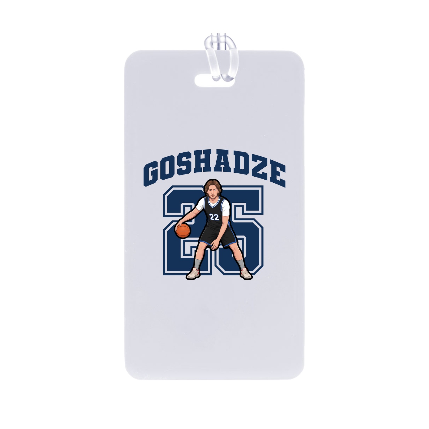 Bag Tag — Number in Classic