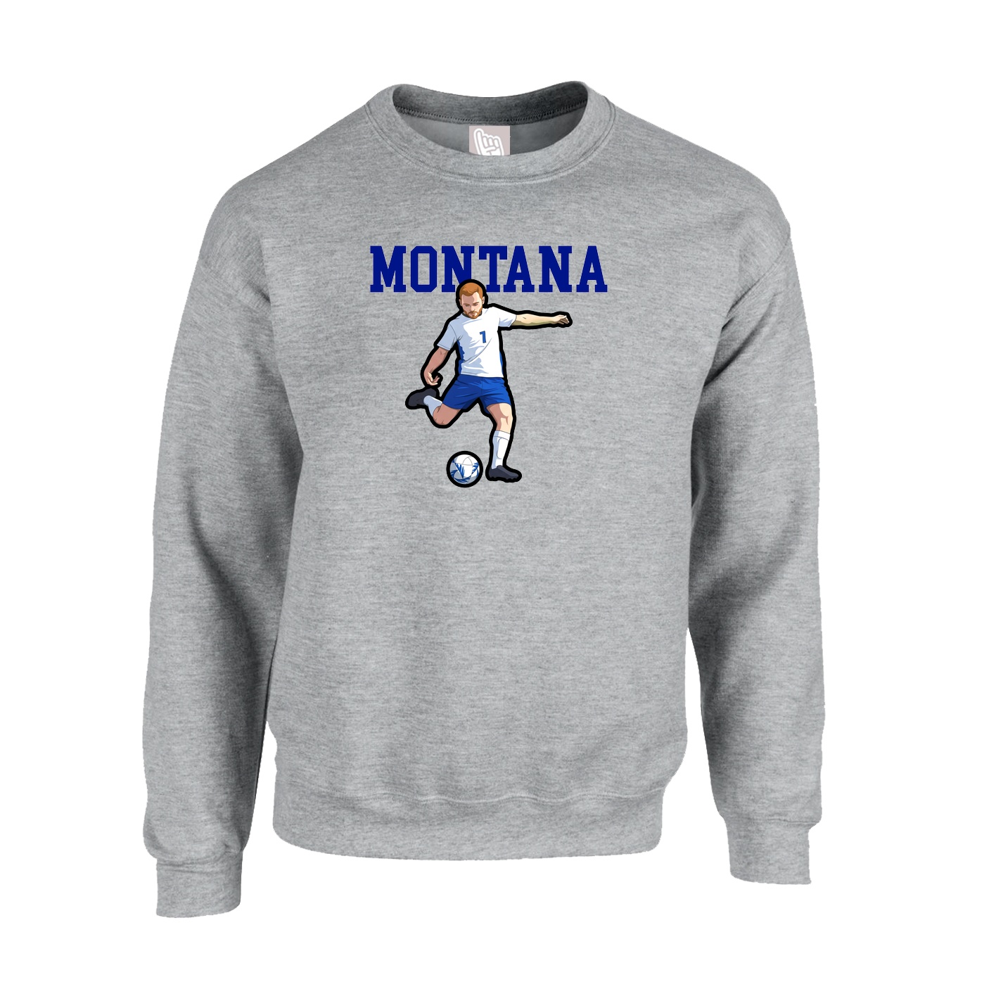 Fleece Crew — Shirsey in Grey