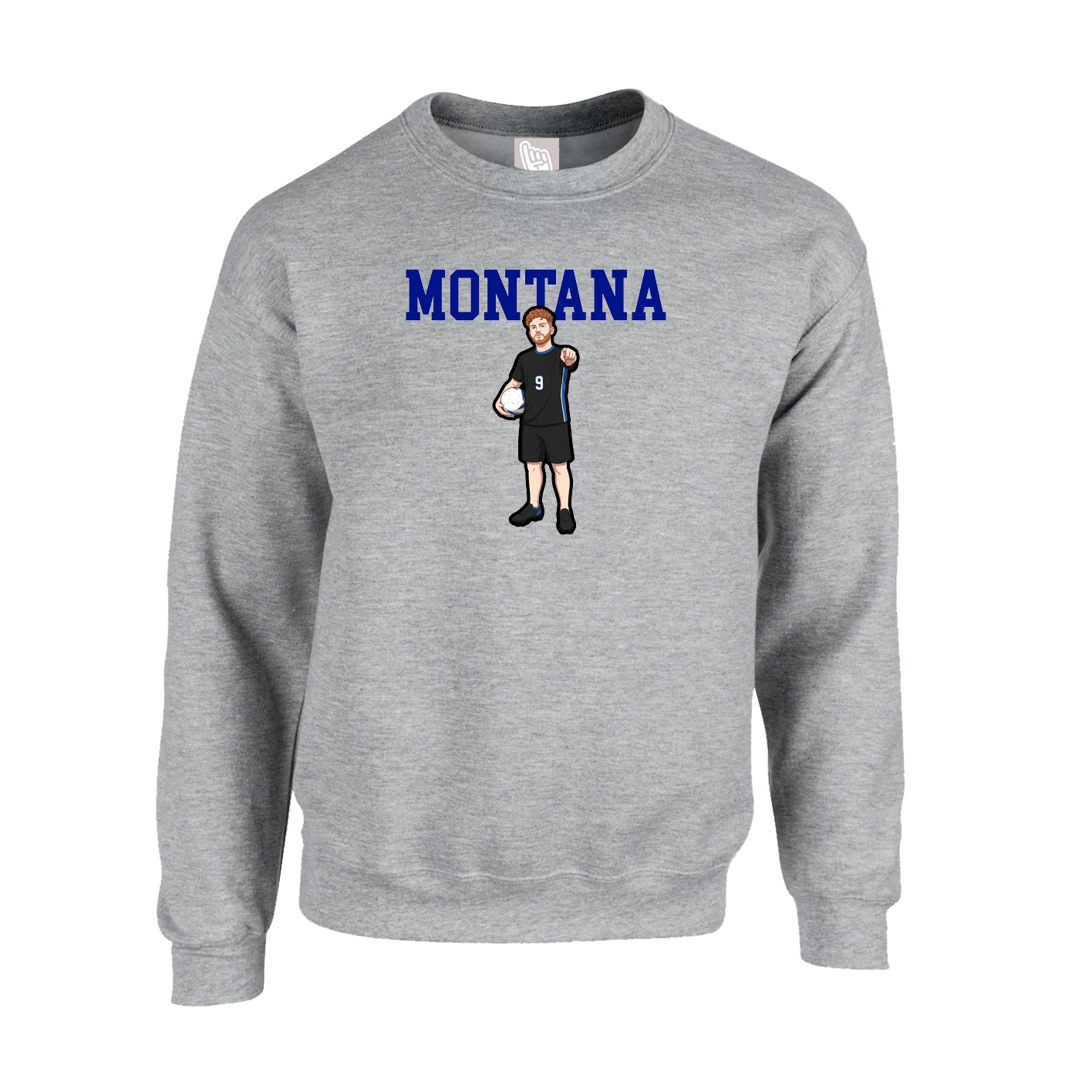 Fleece Crew — Shirsey in Grey