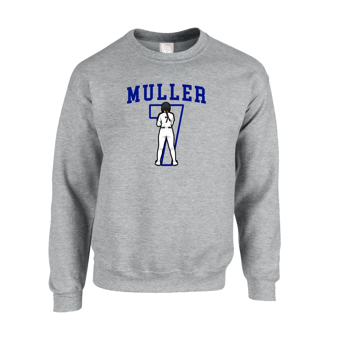 Fleece Crew — Shirsey in Grey