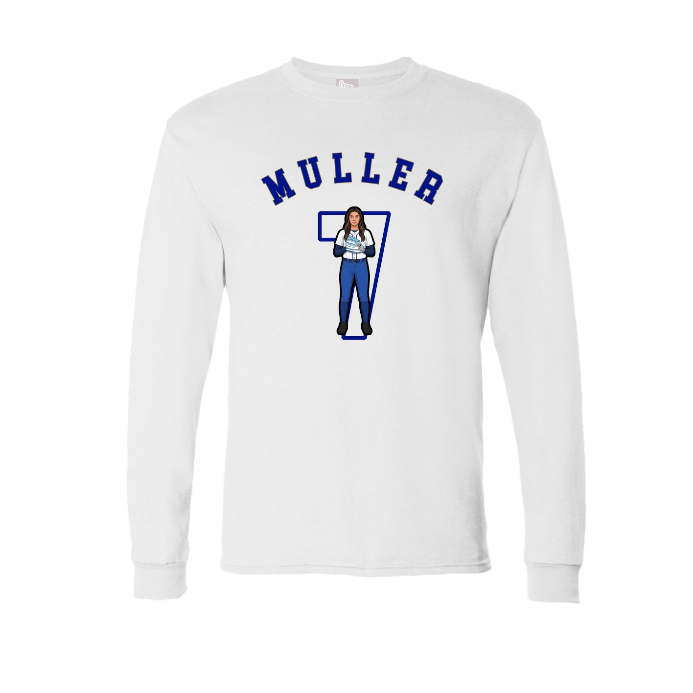 Long Sleeve Tee — Shirsey Arch in White