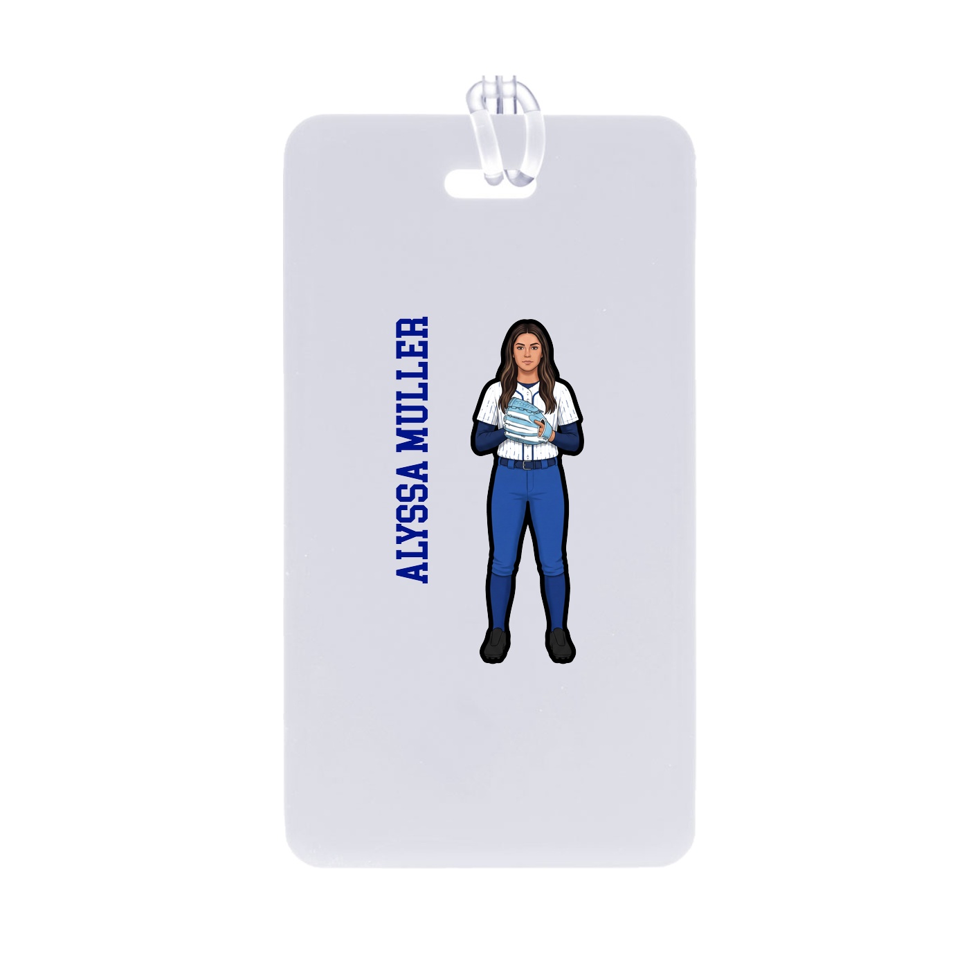 Bag Tag — Name Vertical in Classic