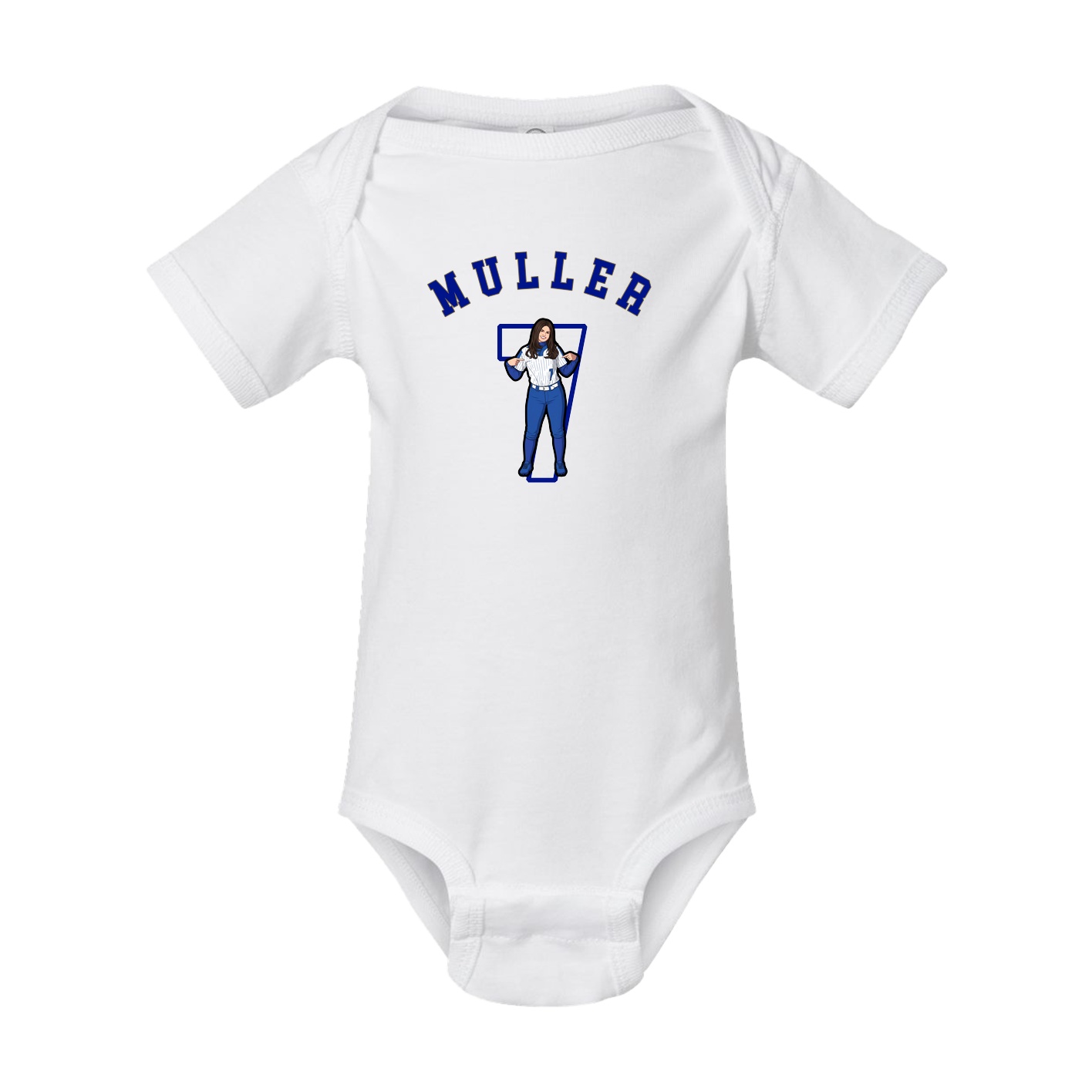 Baby Onesie — Shirsey Arch in White