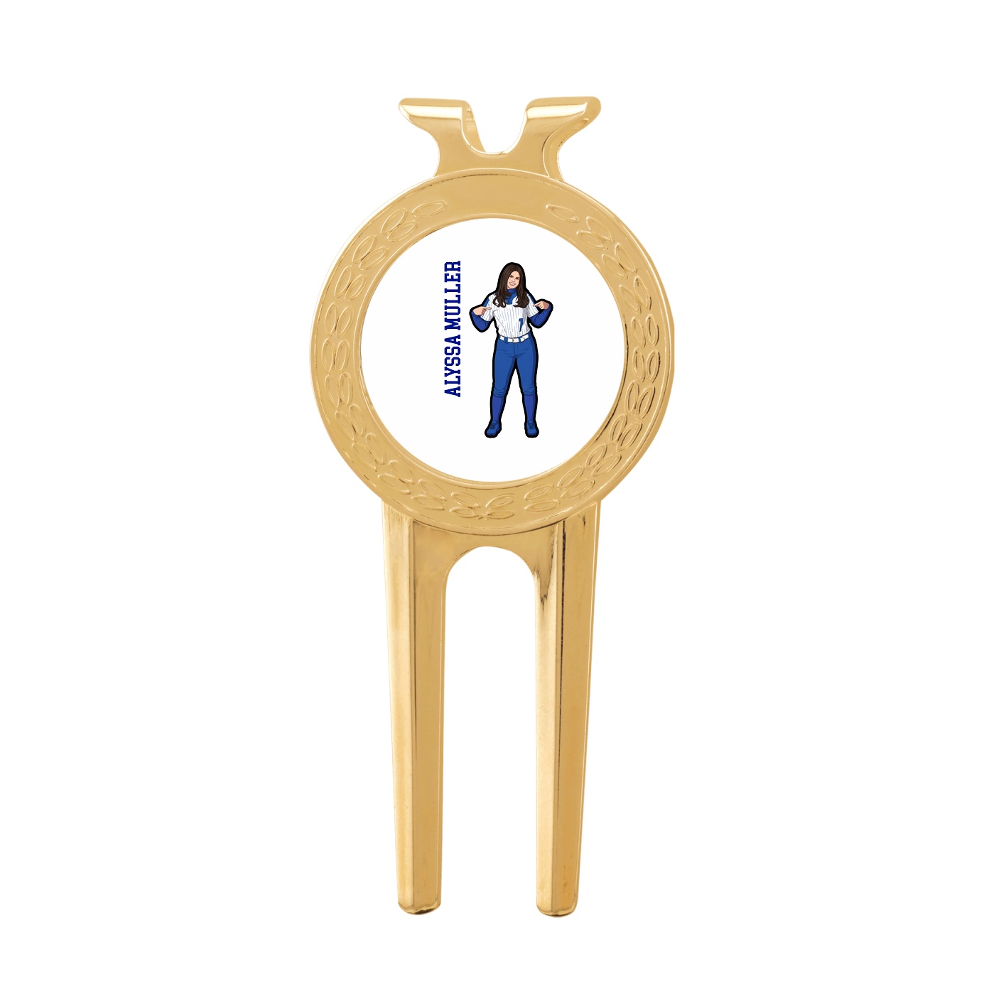 Divot Tool with Ball Marker — Name Vertical in Classic