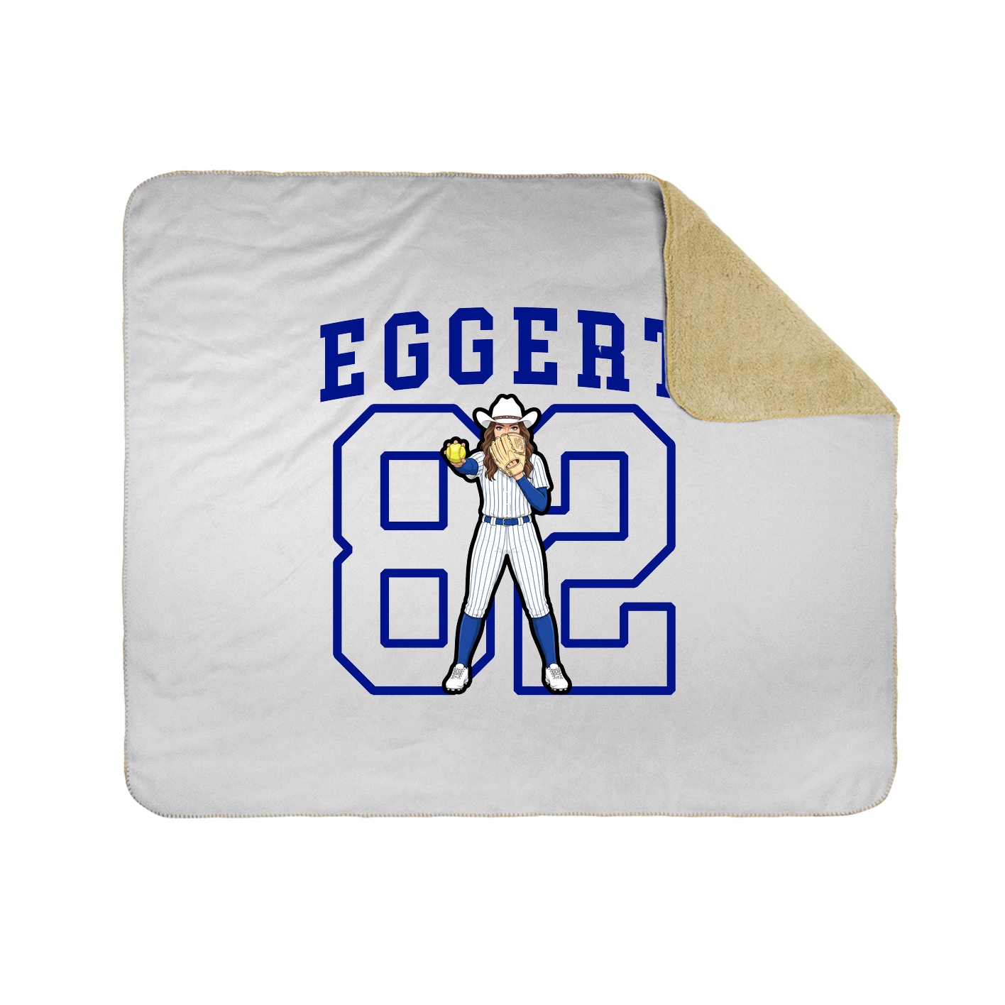 Throw Blanket — Shirsey in White