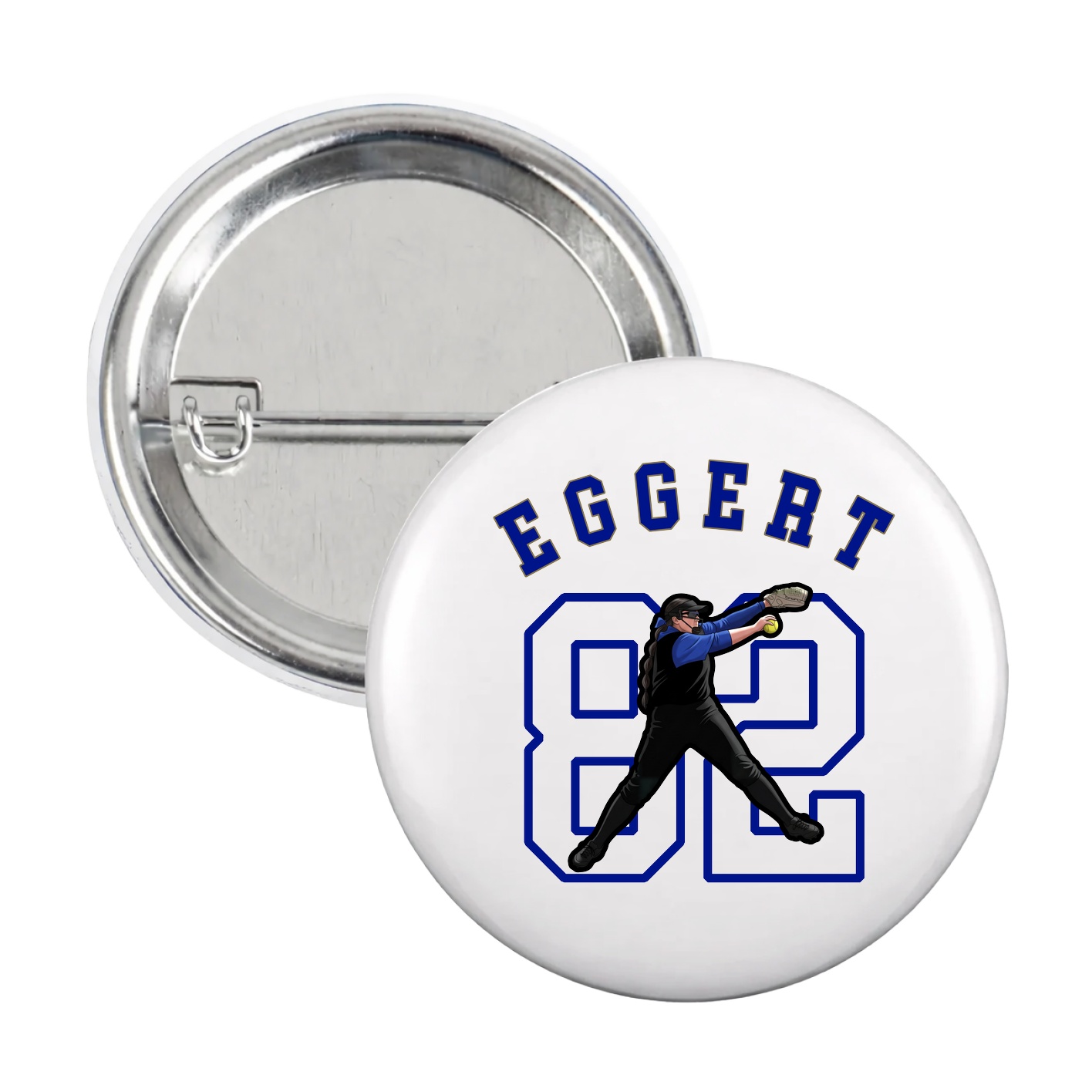 Game Day Button — Shirsey Arch in White