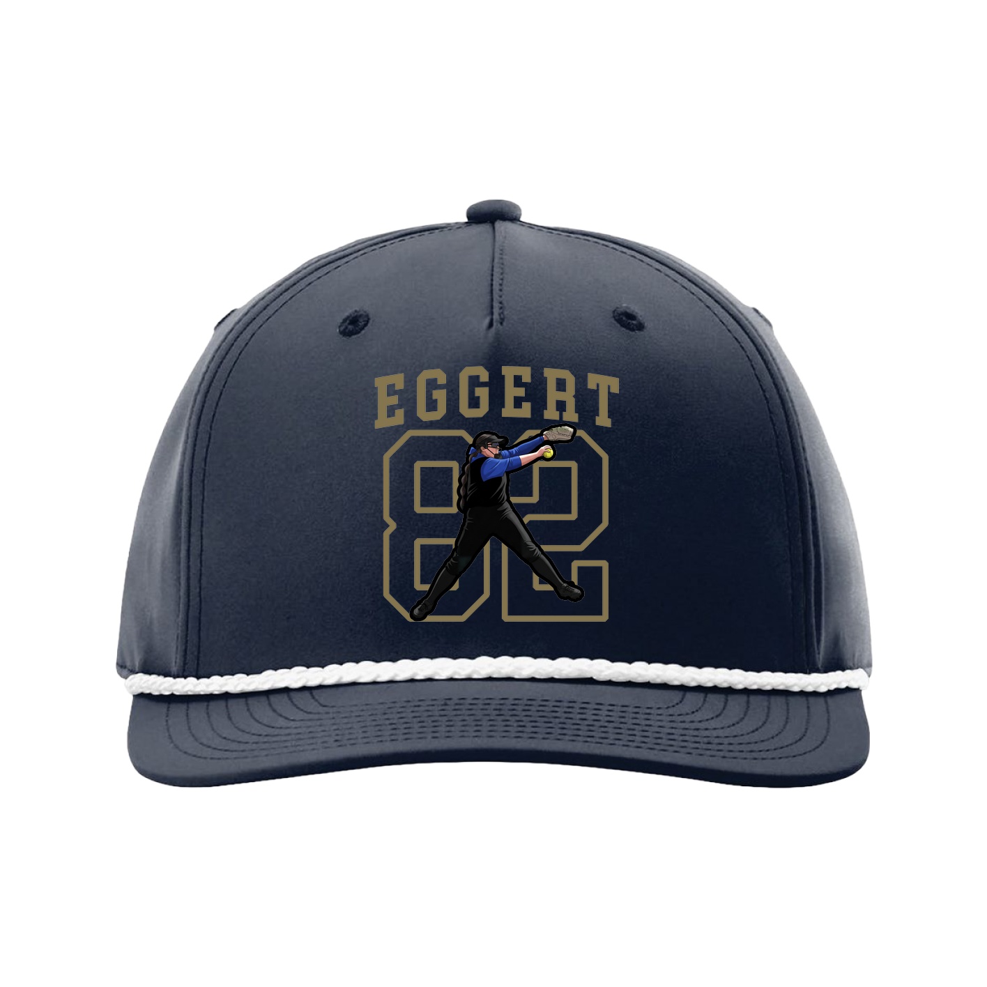 Five-Panel Classic Rope Cap — Shirsey in Navy