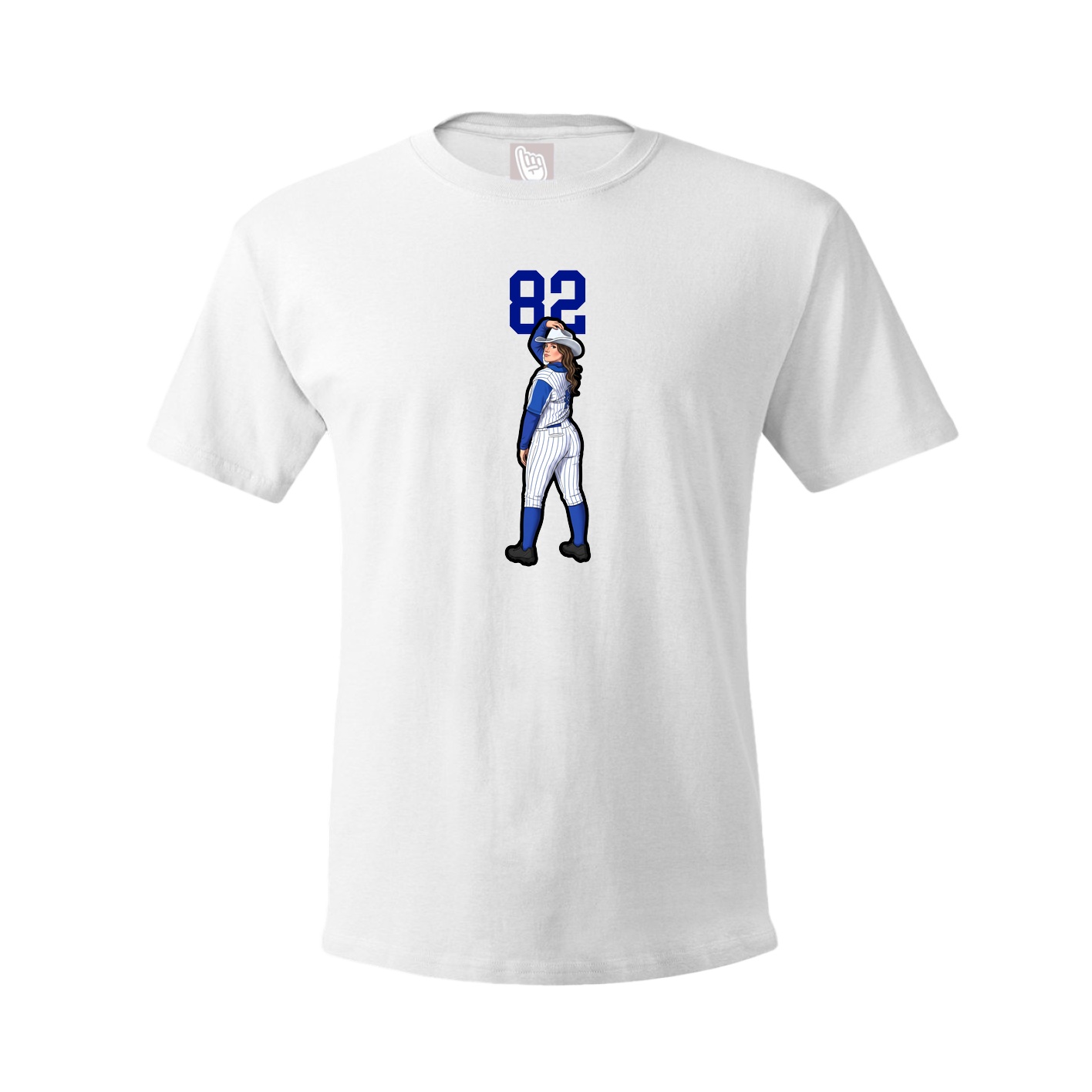 Tee — Number Top in White