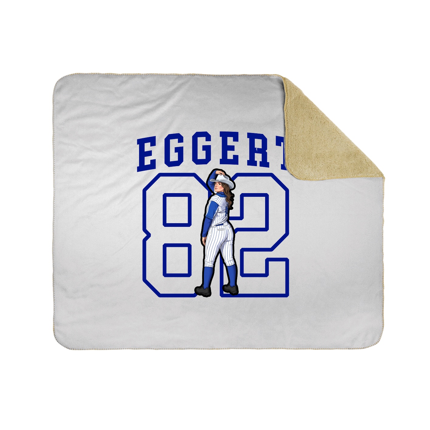 Throw Blanket — Shirsey in White