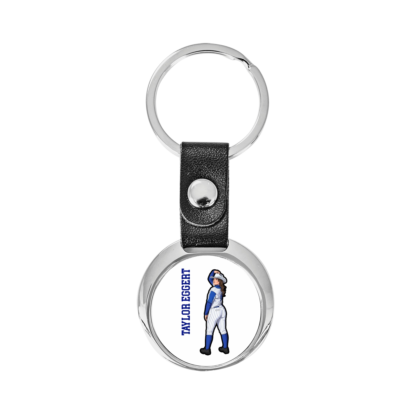 Key Chain — Name Vertical in Classic