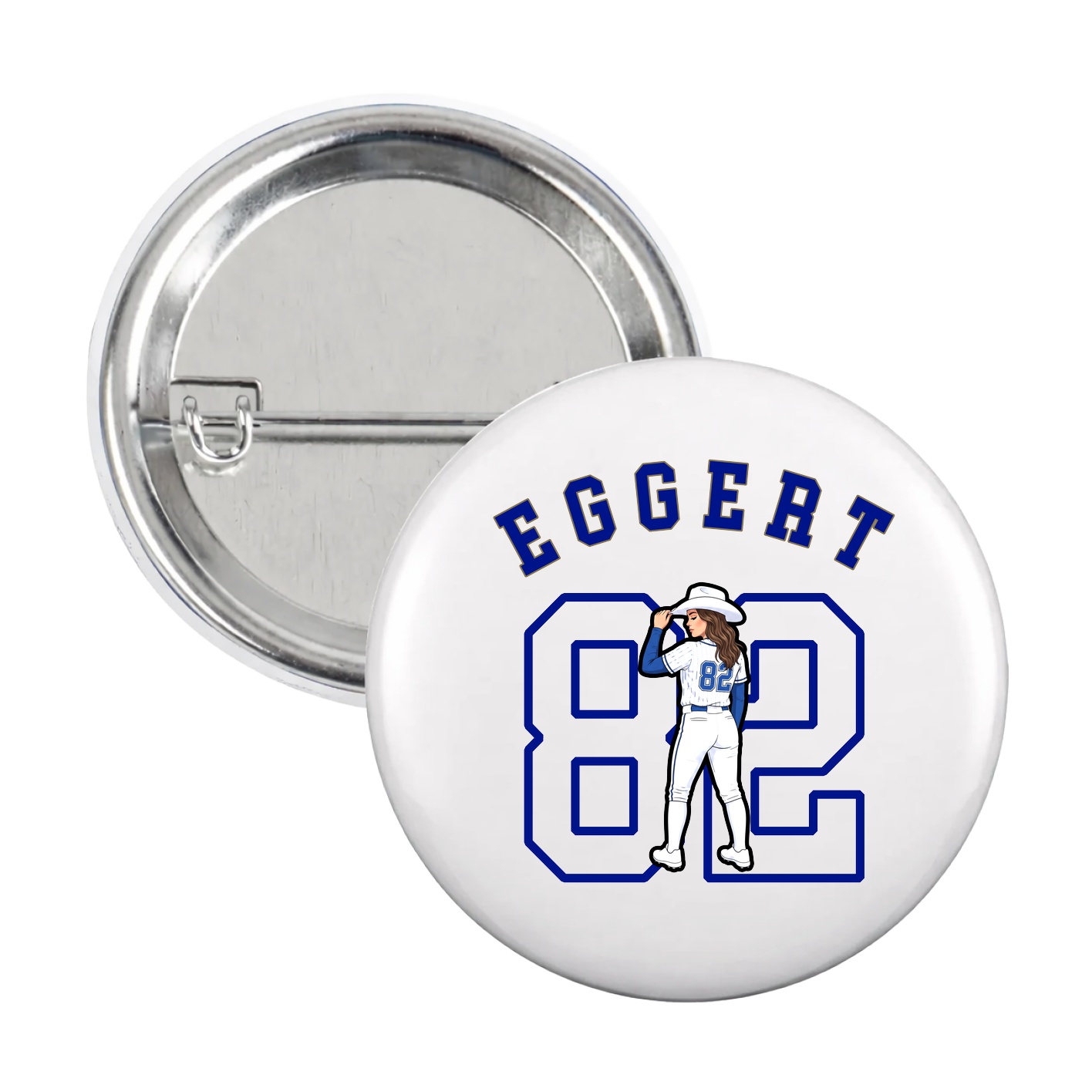 Game Day Button — Shirsey Arch in White