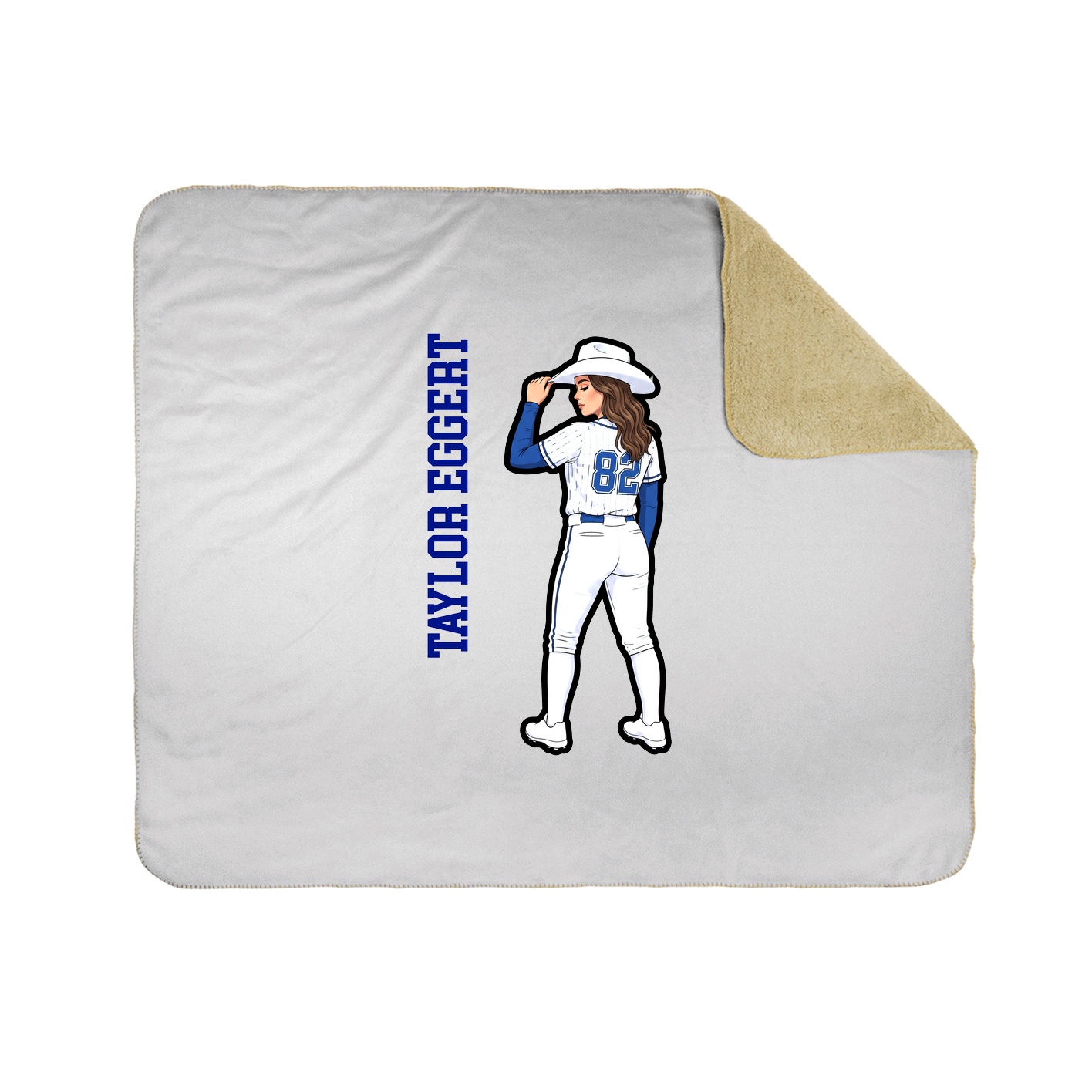 50x60 Sherpa Lined Throw Blanket