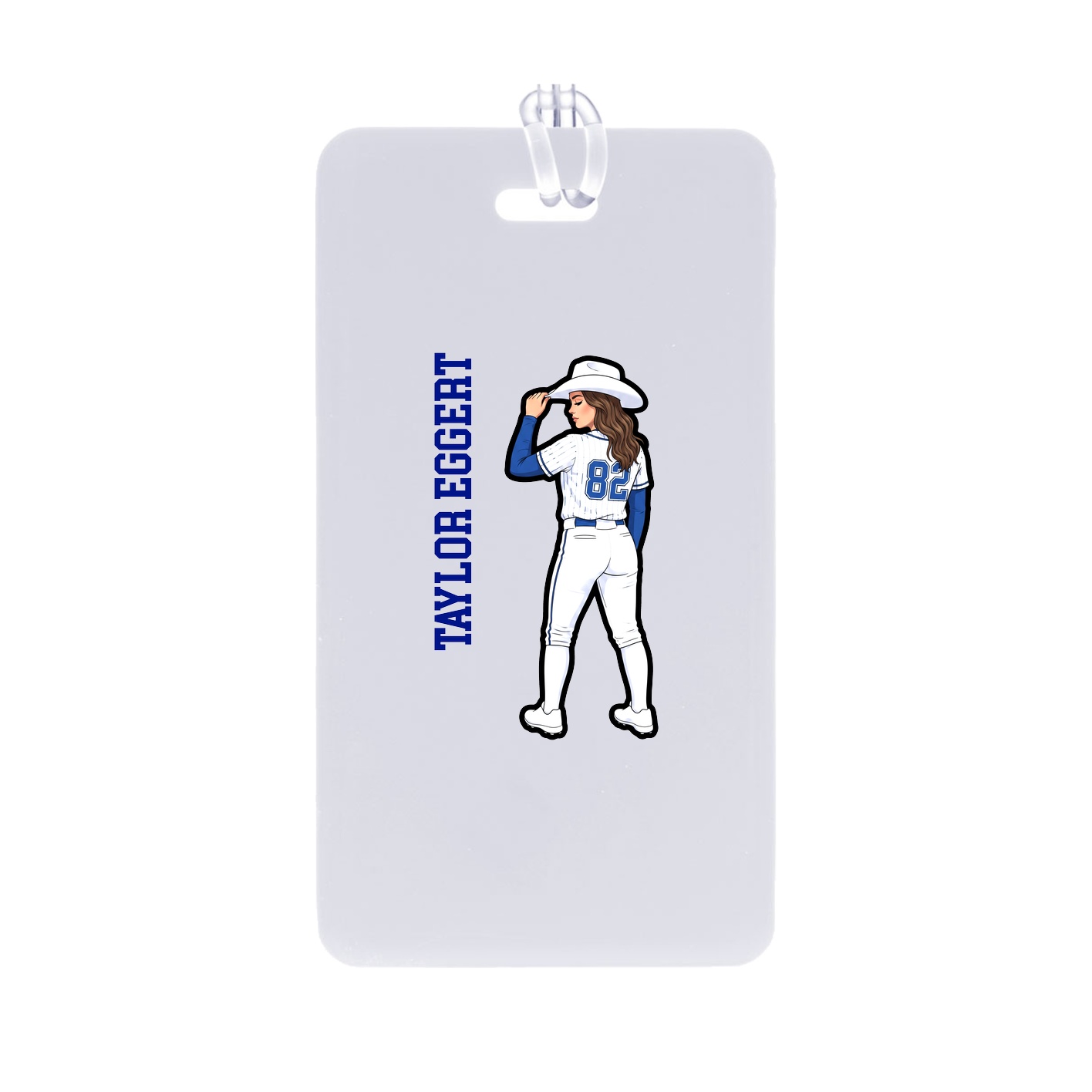 Bag Tag — Name Vertical in Classic