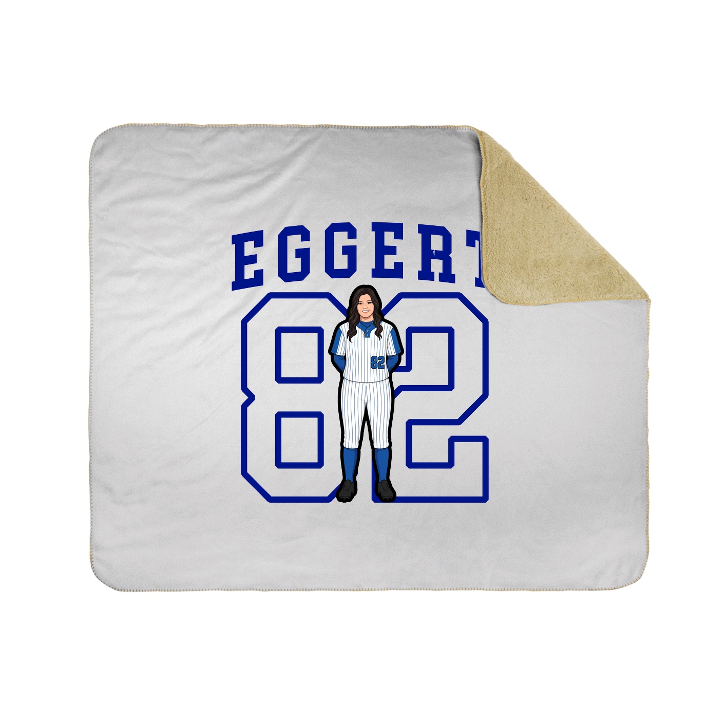 50x60 Sherpa Lined Throw Blanket