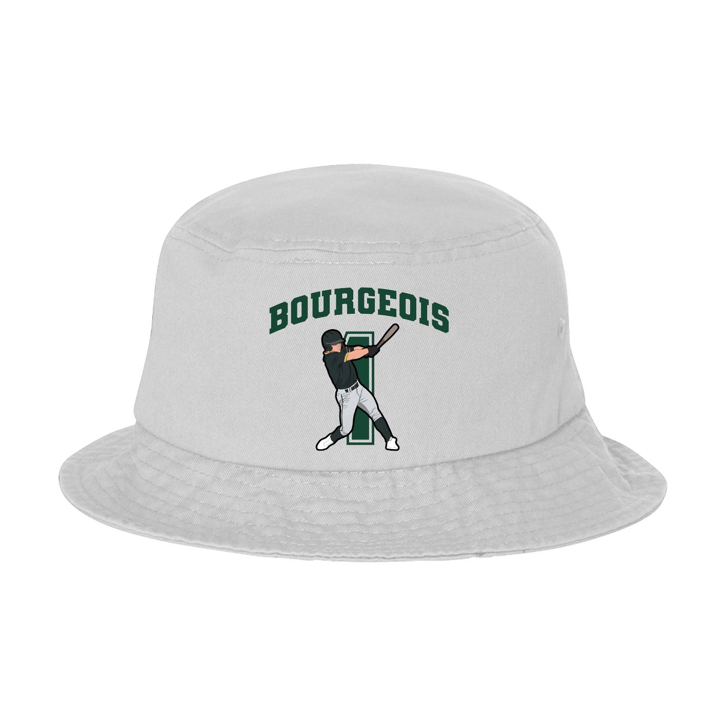 Bucket Cap — Number in White