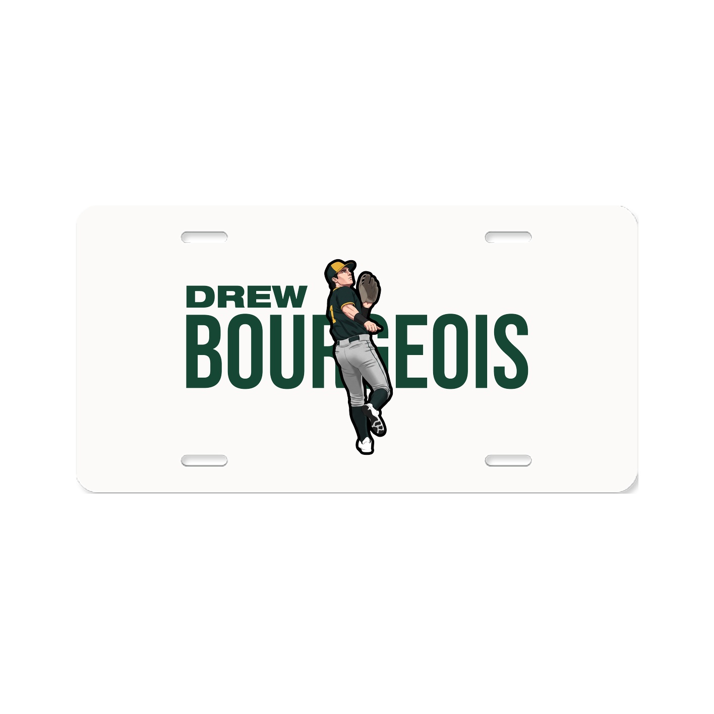 License Plate — Player Name in Classic