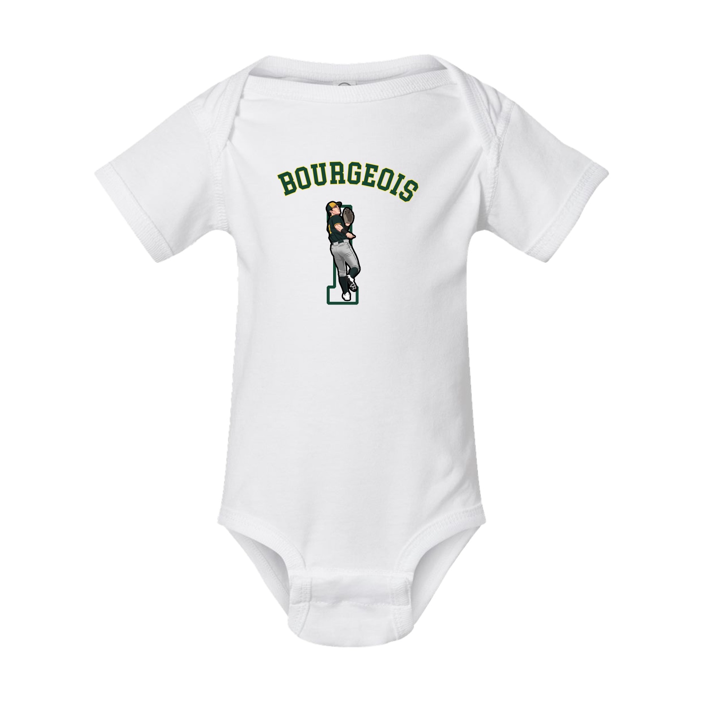 Baby Onesie — Shirsey Arch in White
