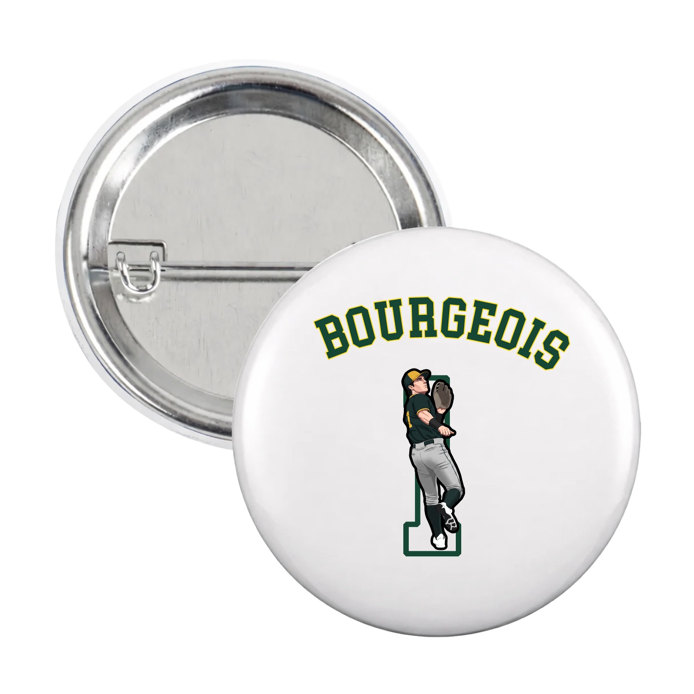 Game Day Button — Shirsey Arch in White