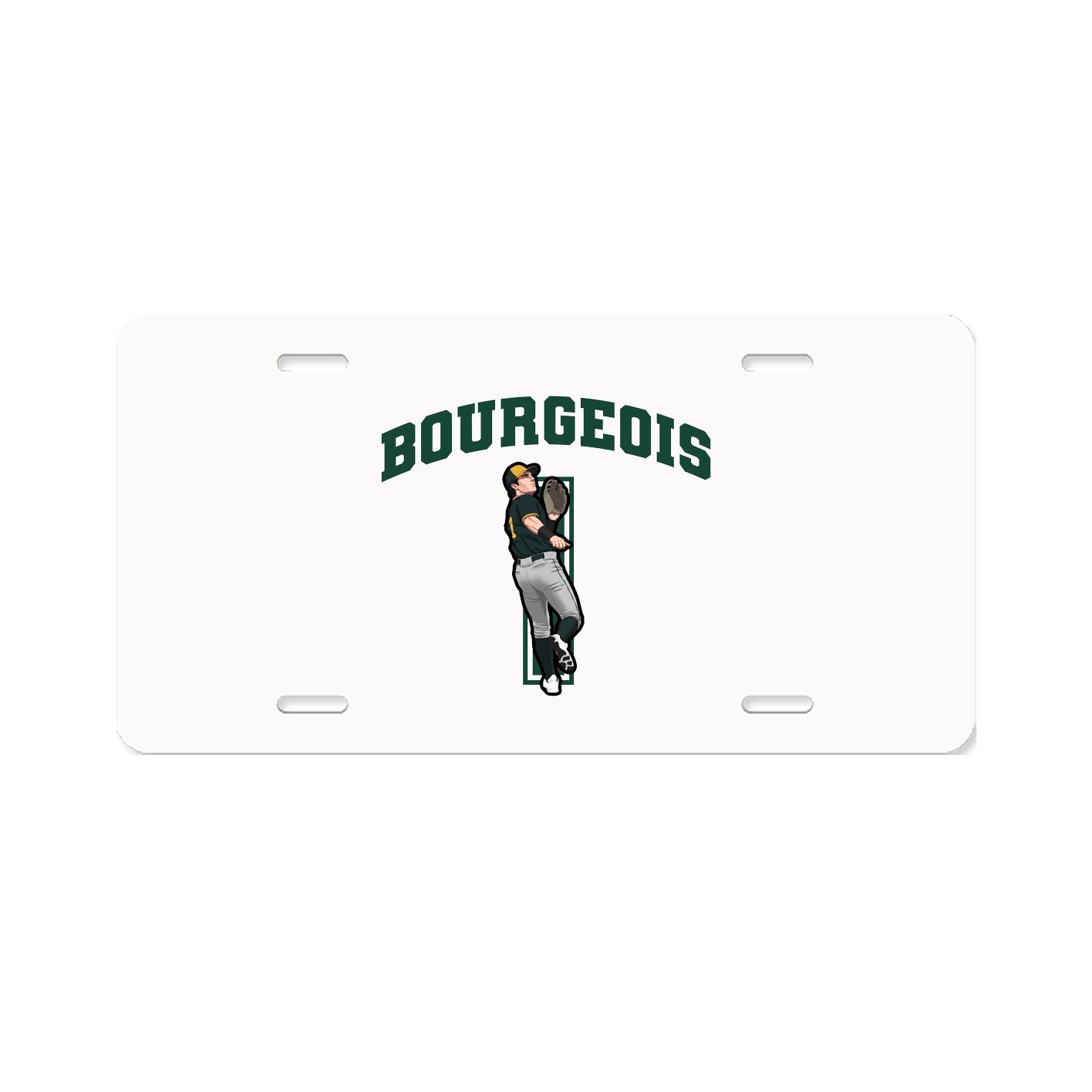 License Plate — Number in Classic