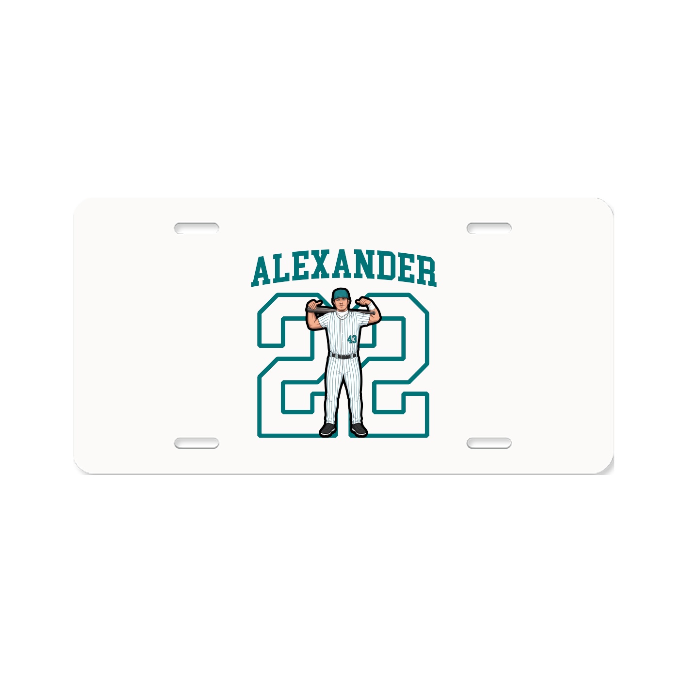 Aluminum License Plate