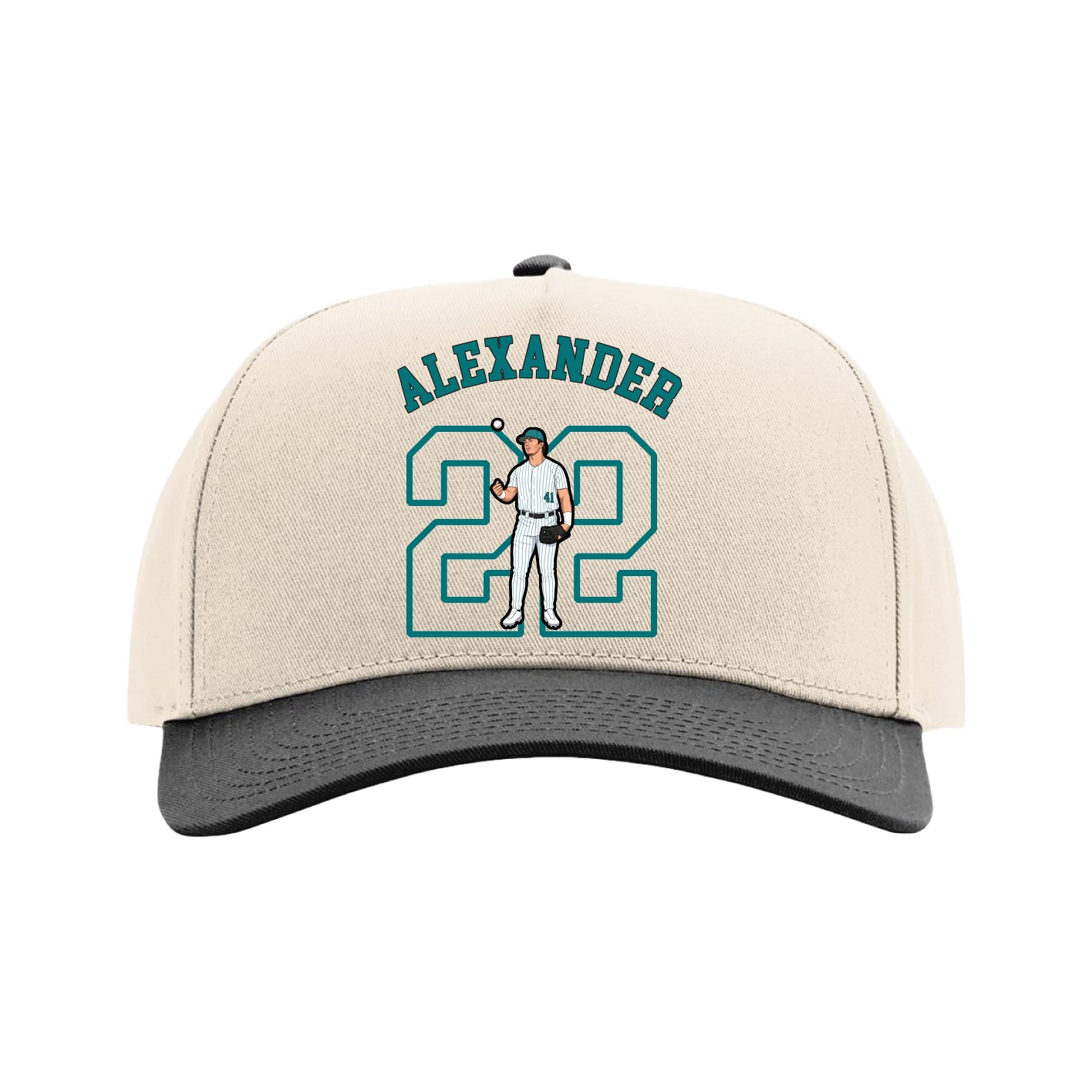 Full Fabric Five-Panel Champ Cap