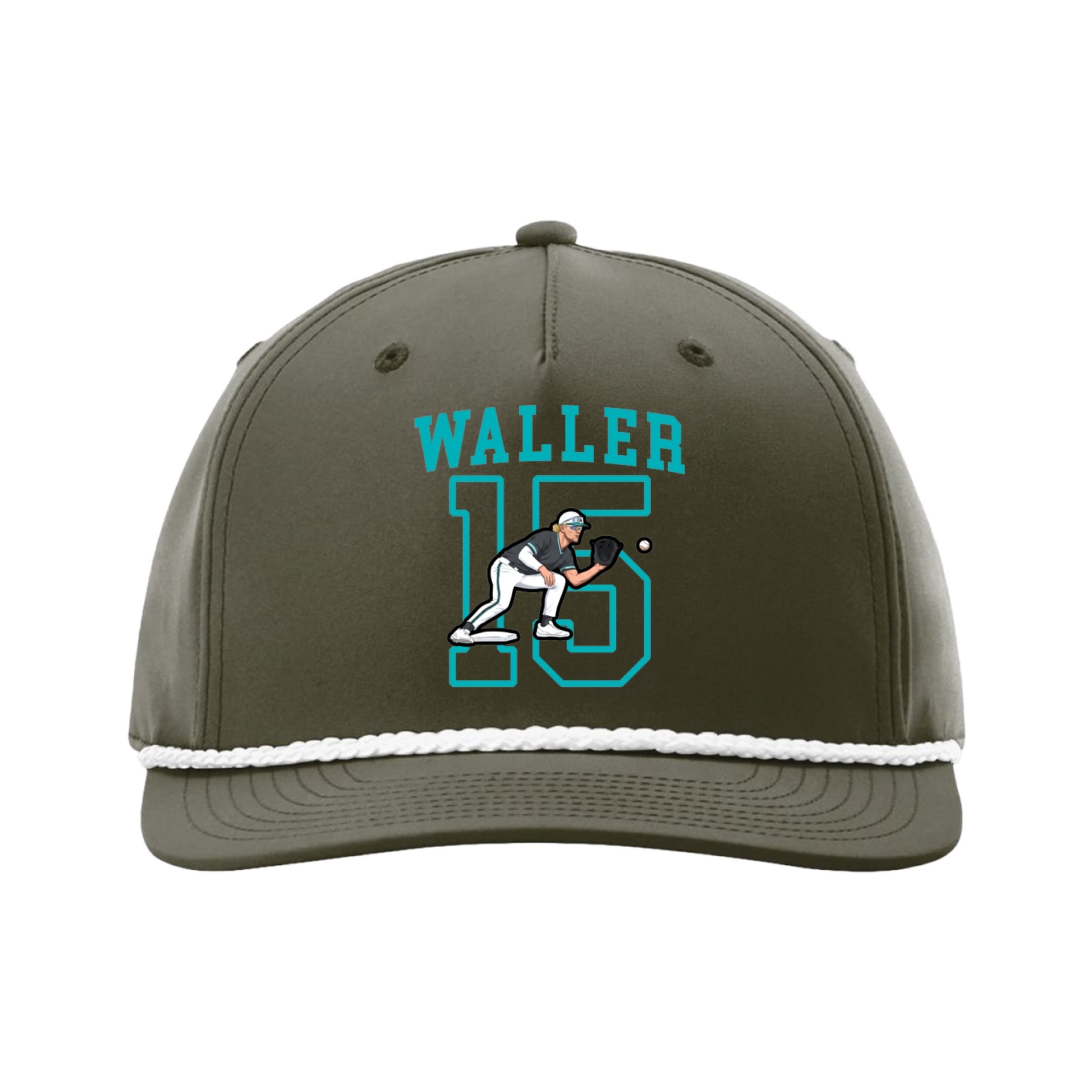 Five-Panel Classic Rope Cap — Shirsey in Green