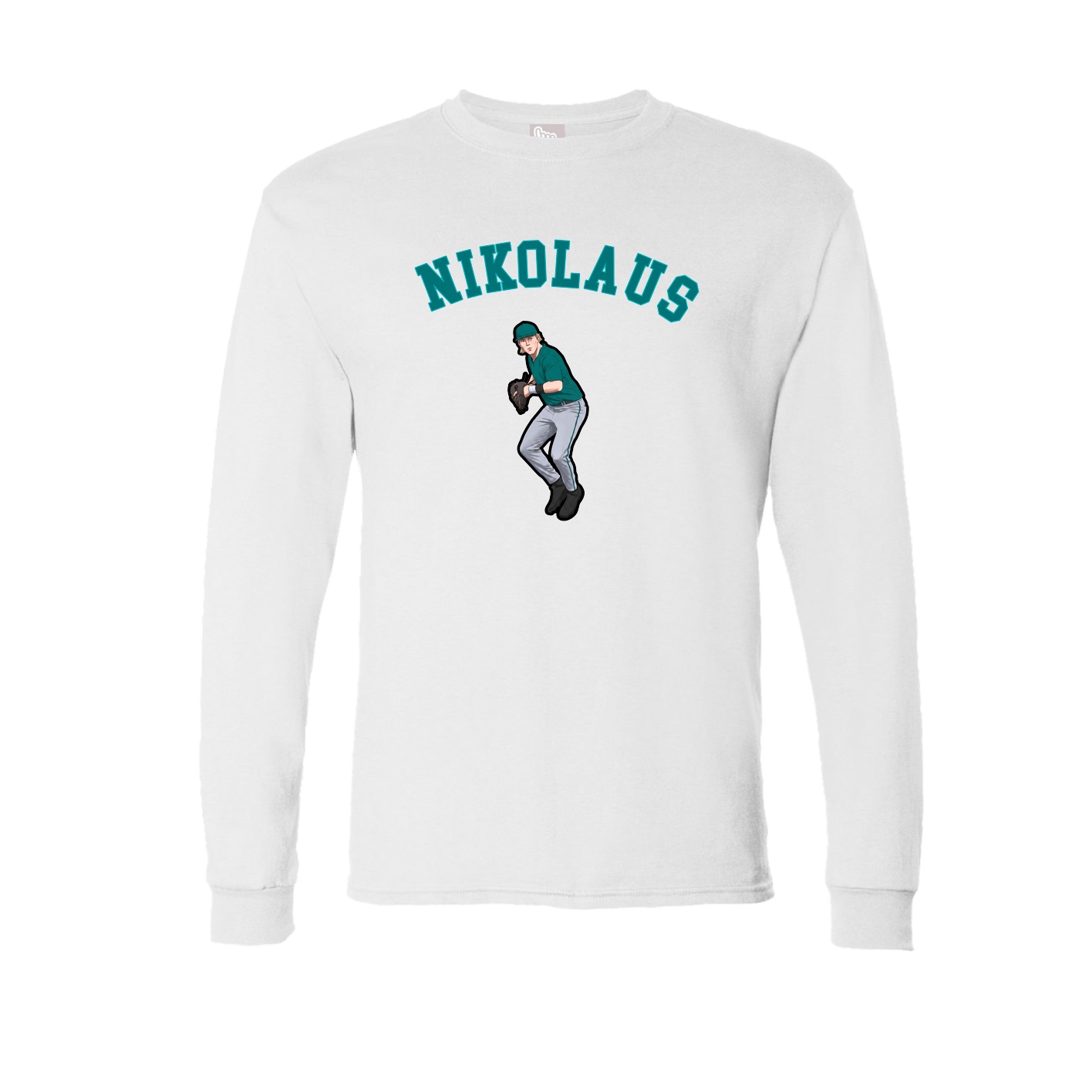 Long Sleeve Tee — Shirsey Arch in White