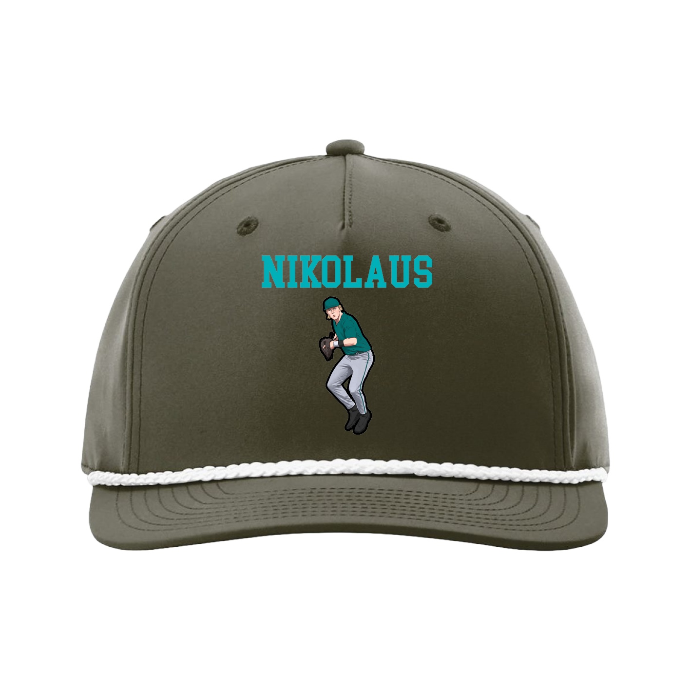 Five-Panel Classic Rope Cap — Shirsey in Green