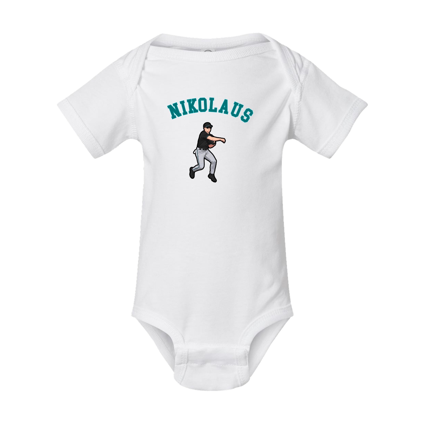 Baby Onesie — Shirsey Arch in White