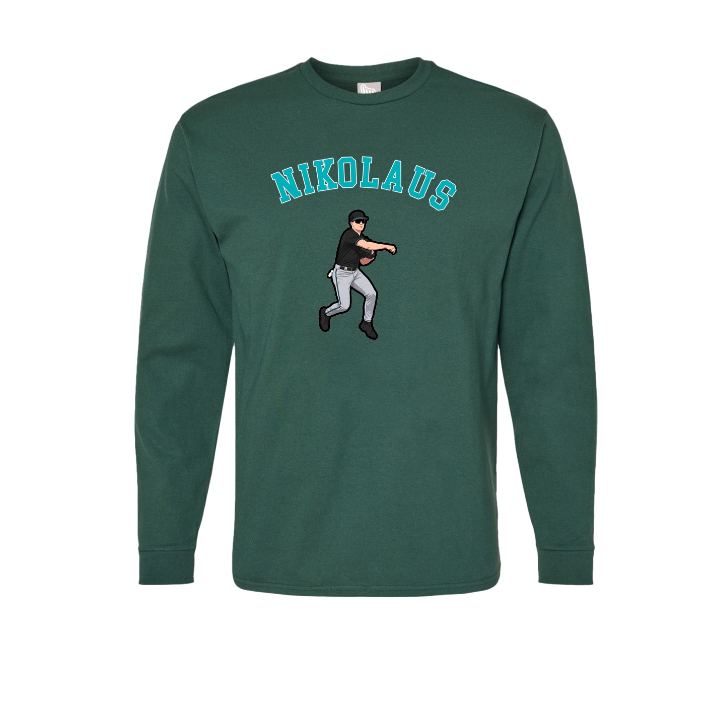 Long Sleeve Tee — Shirsey Arch in Green