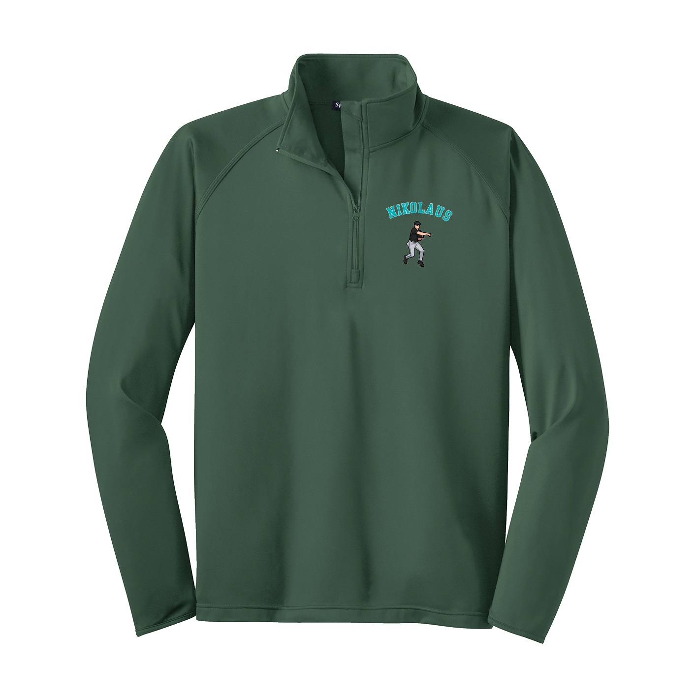 Q-Zip Pullover — Shirsey Arch in Green