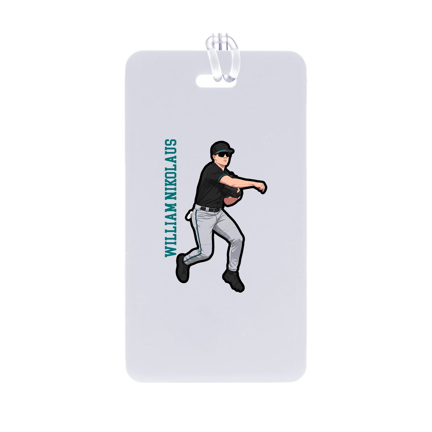 Bag Tag — Name Vertical in Classic