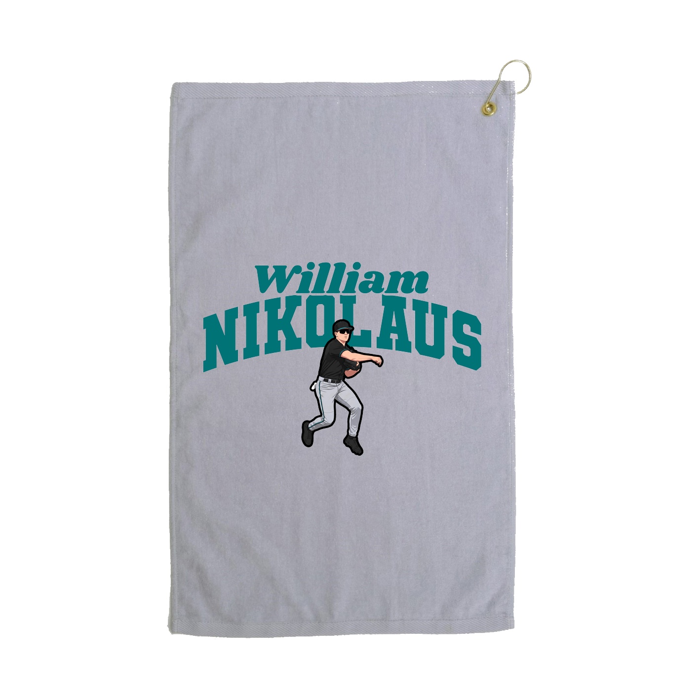 Golf Towel — Signature Arch in Grey